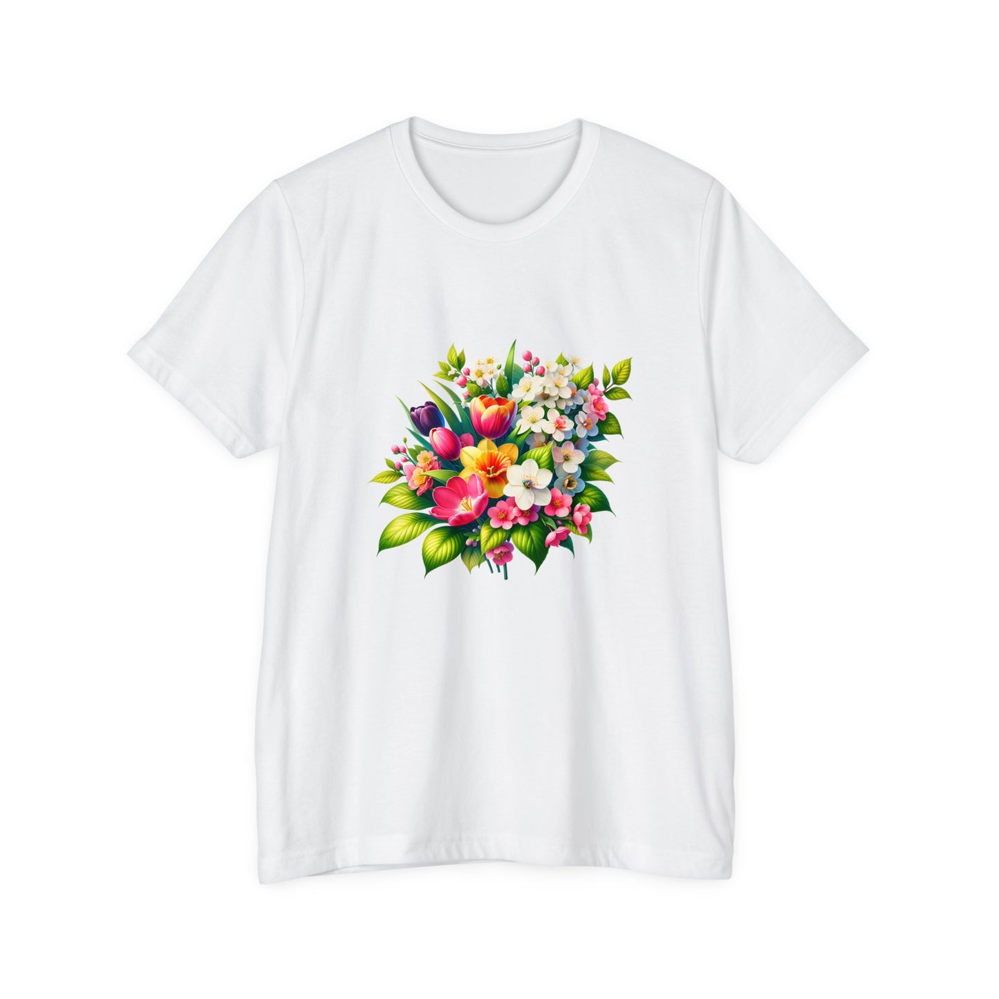 Blooming Elegance Floral Array T-Shirt