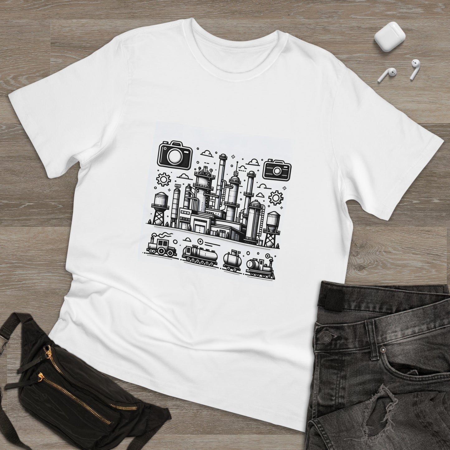 Industrial Minimalist Vector Tee