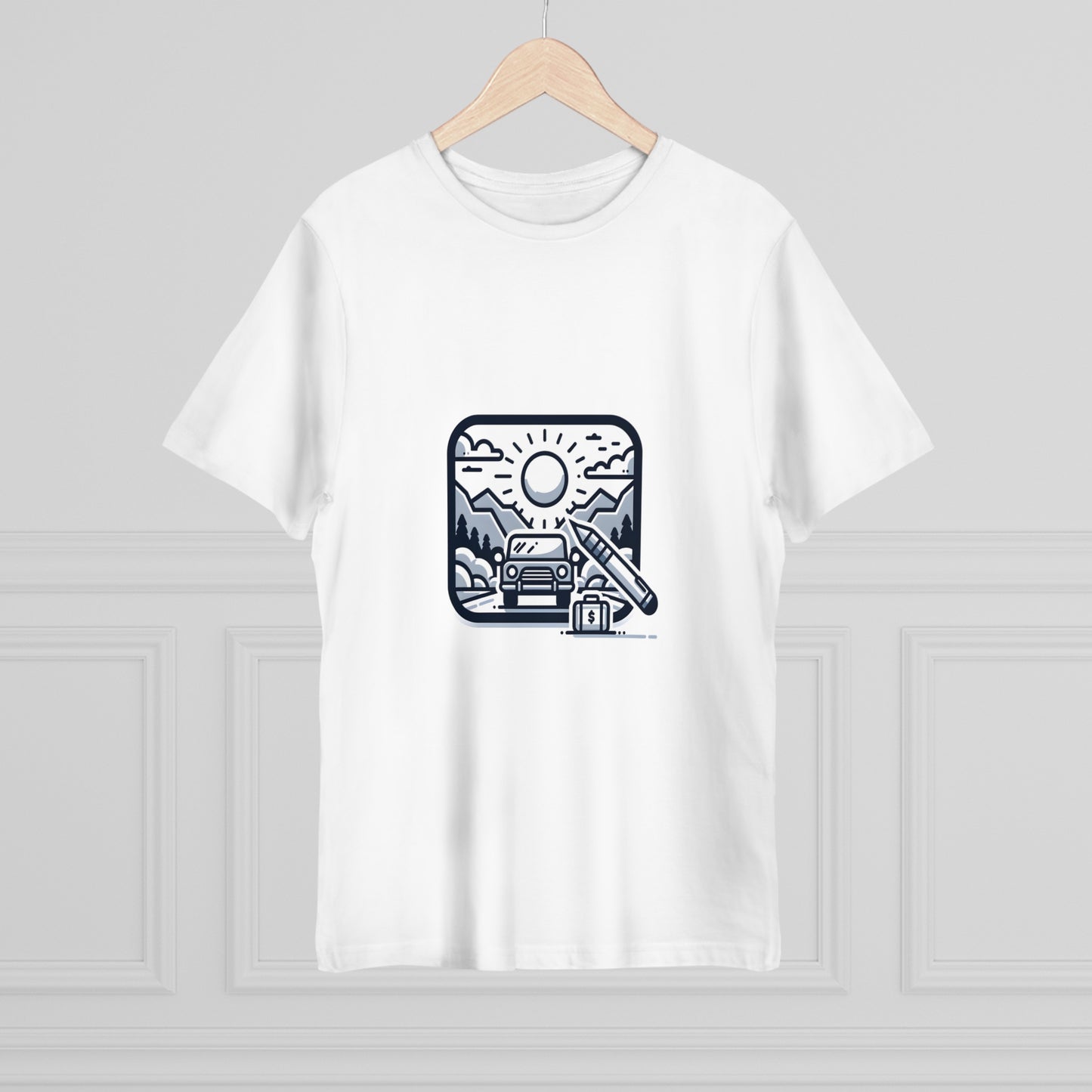 Budget Travel Vector Minimal Tee