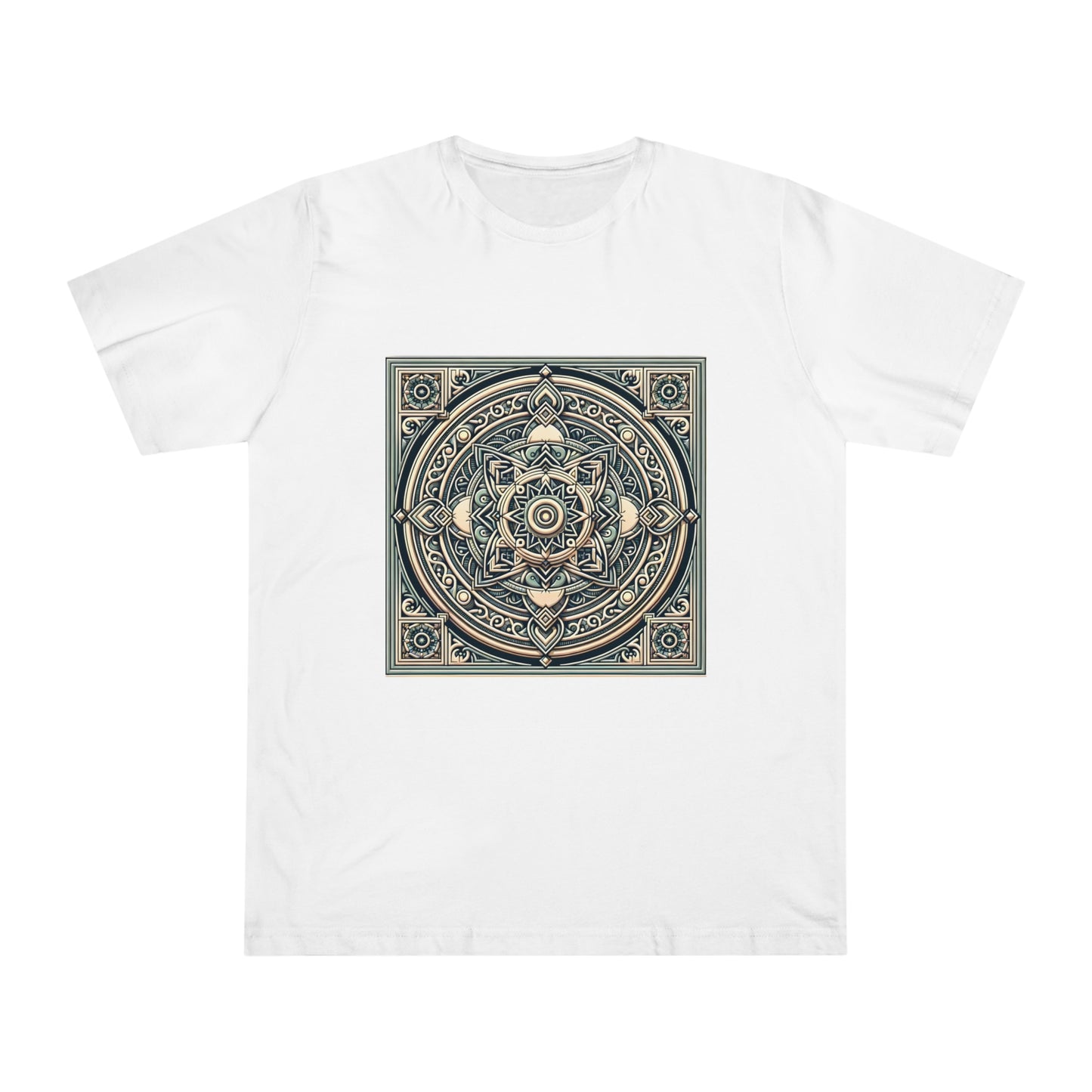 GeometriX 2000: Retro Futurist T-Shirt with 3D Geometric Designs
