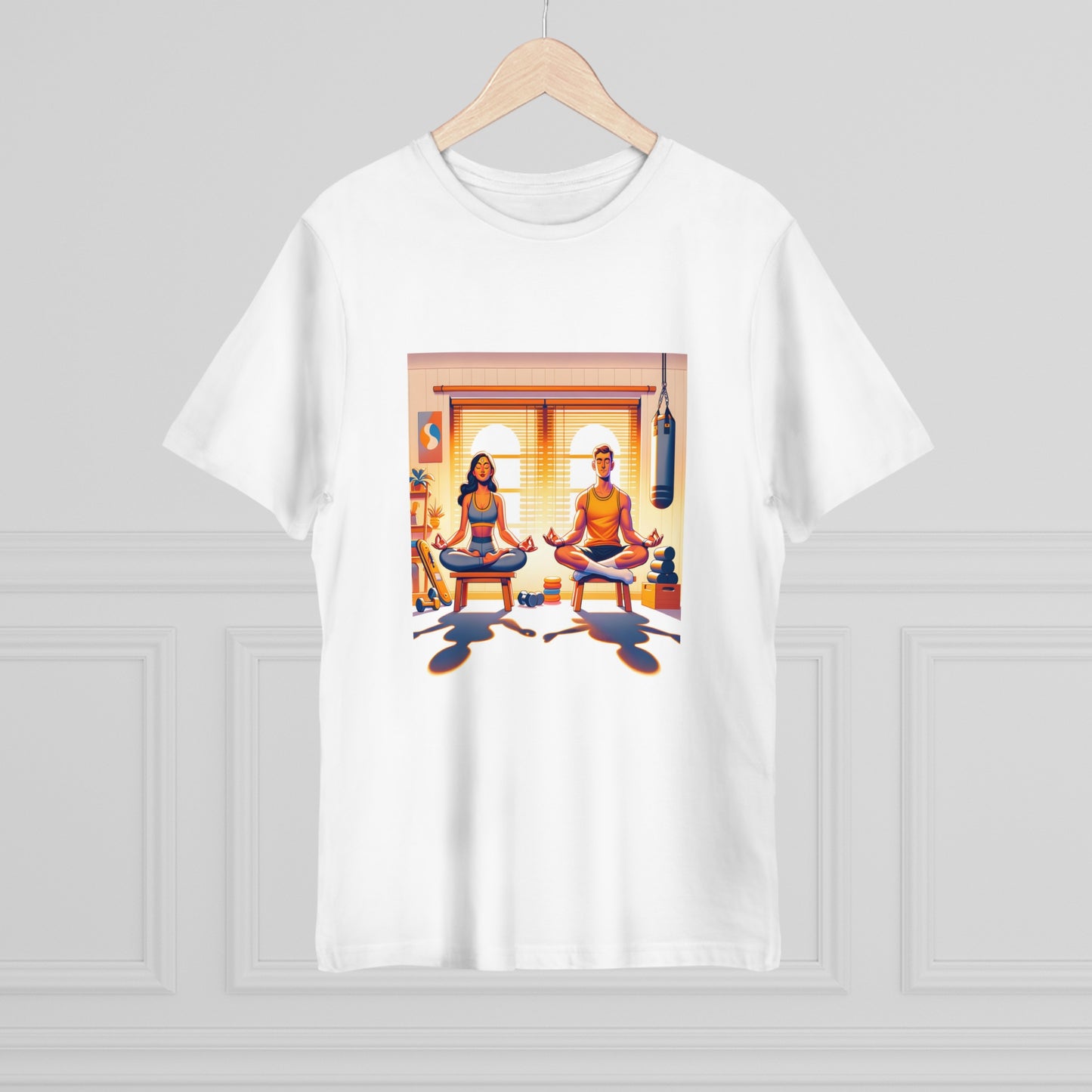 ZenFit: Cartoon Mindfulness and Meditation T-Shirt