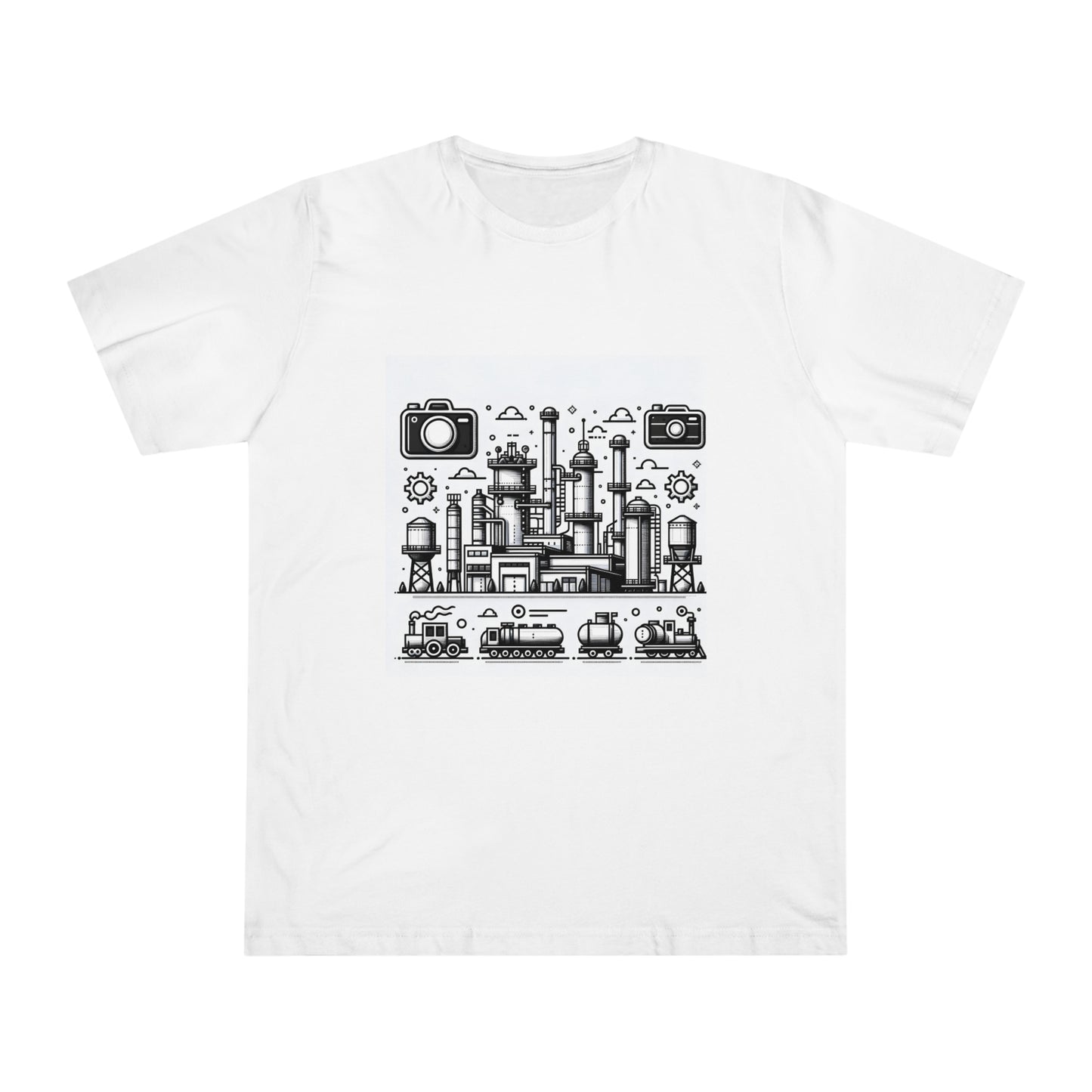 Industrial Minimalist Vector Tee