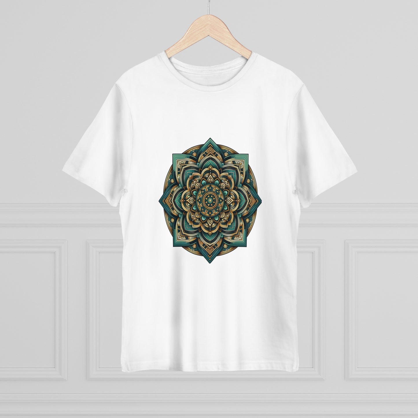 Turquoise Geometry: Vintage Mandalas in Gold & Black