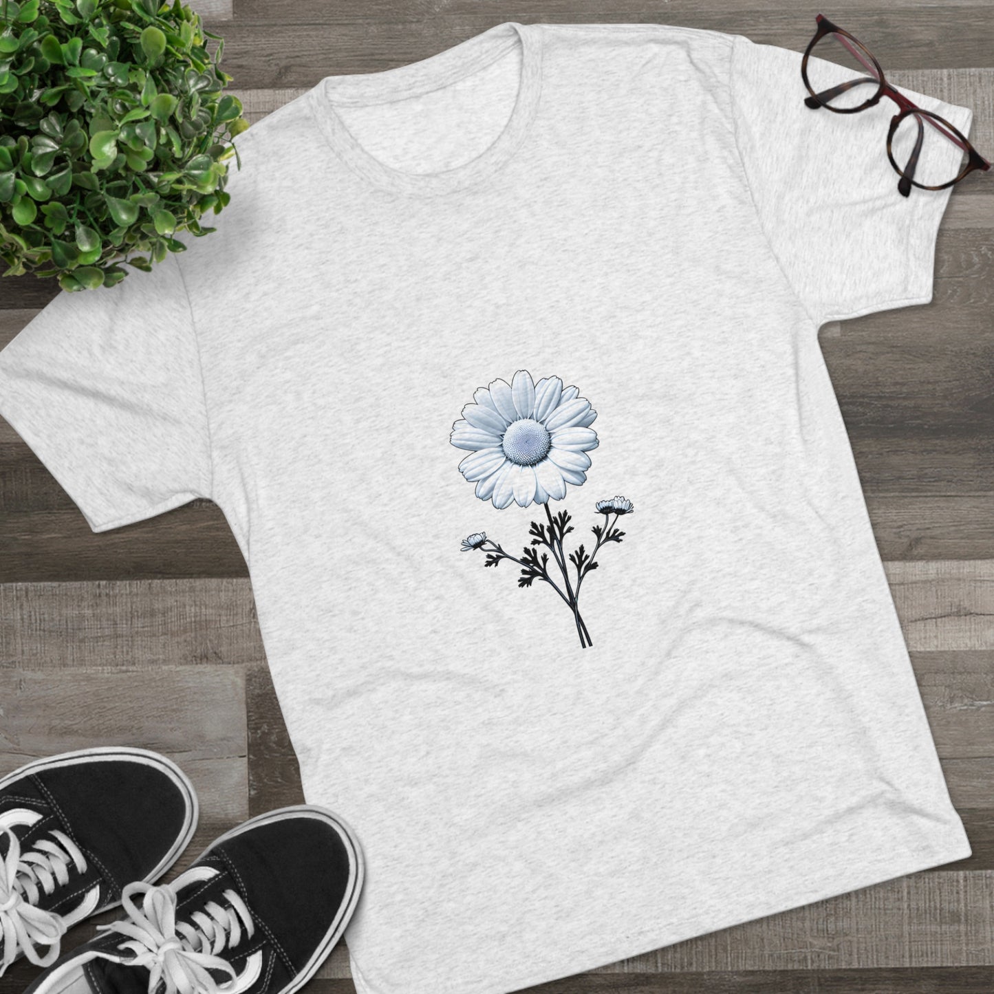 Blooming Serenity Daisy Graphic T-Shirt