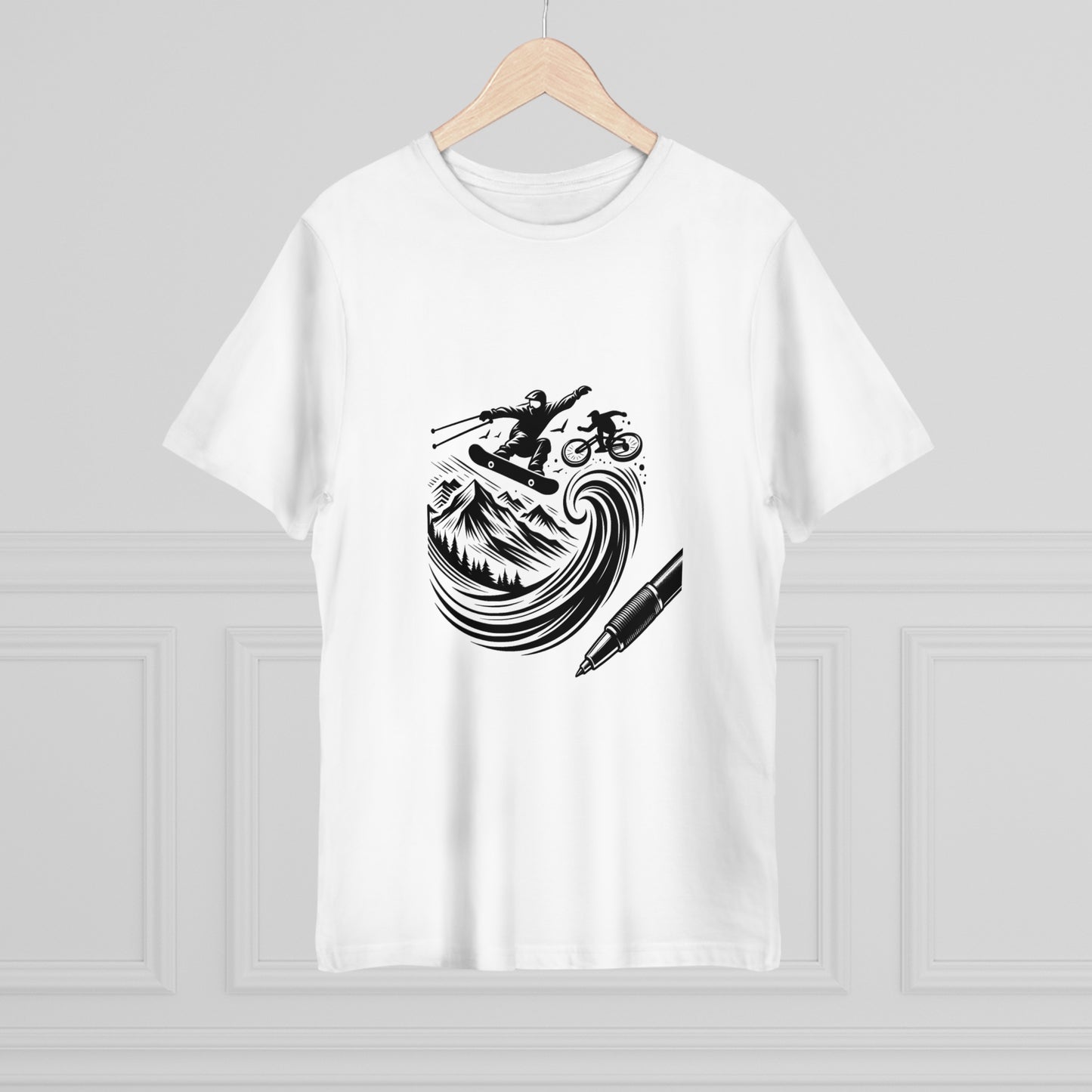 Extreme Sketch: Minimalist Sports Logo Tee