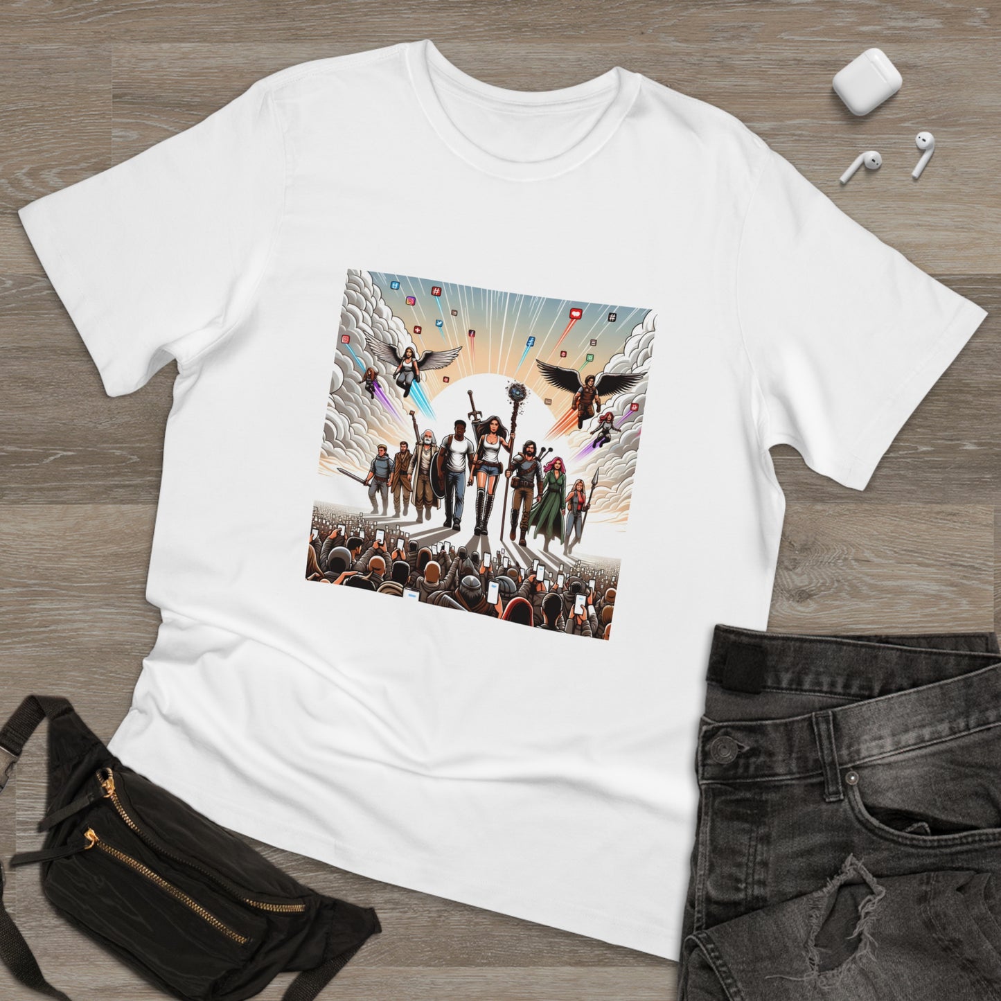 The Digital Heroes: Cyberstorm Chronicles Tee