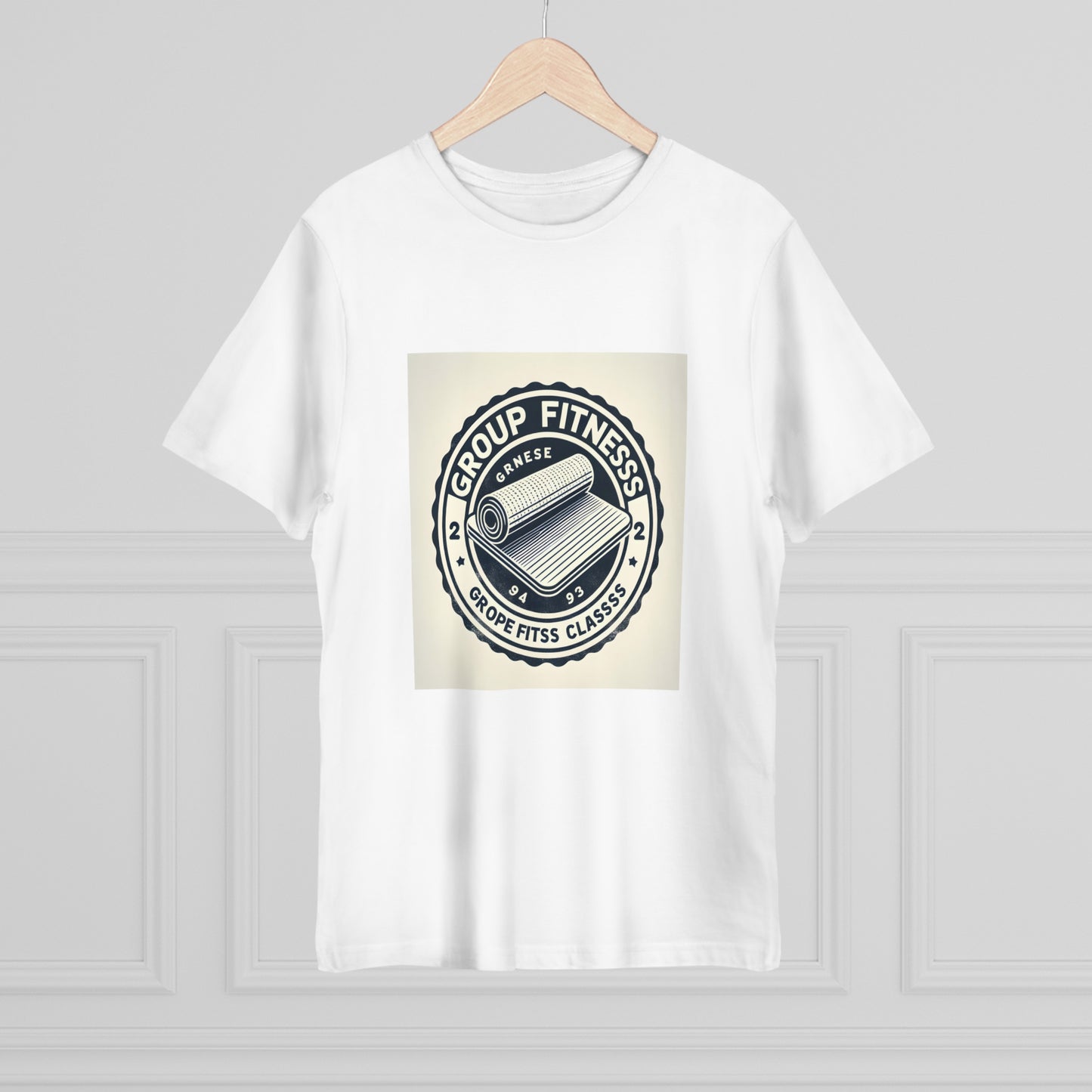 Fit & Fabulous: Retro Fitness Class Badge Tee