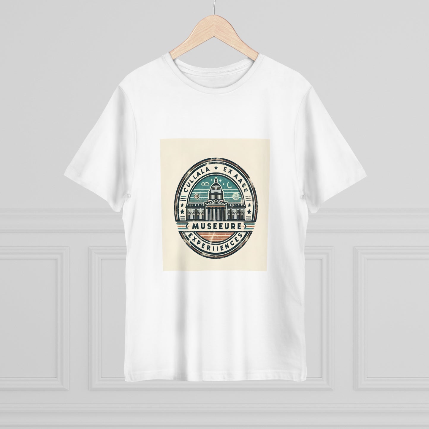 Cultural Treasures in Time: Retro Museum Badge Tee