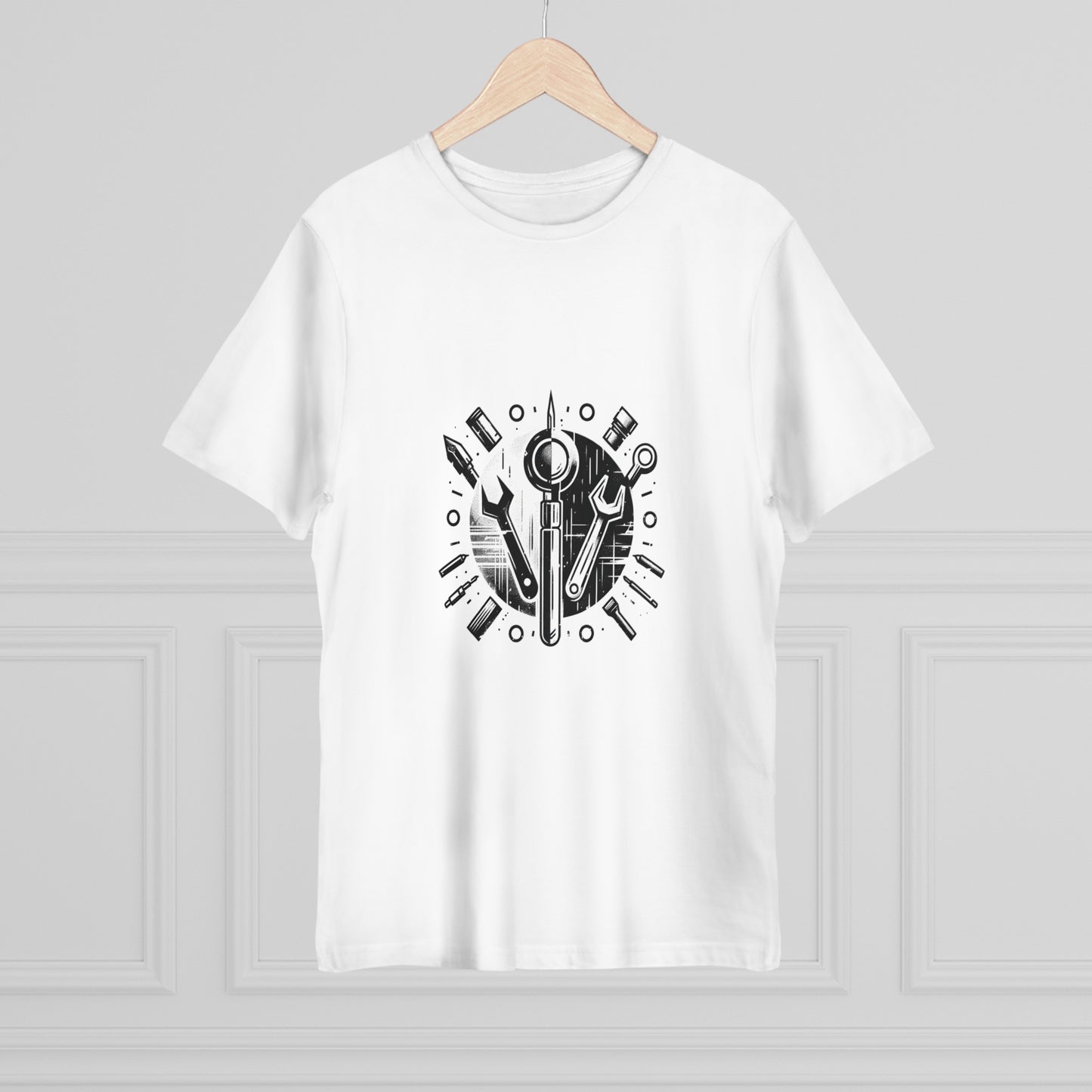 Minimalist Distressed DIY Elements Sketch Tee