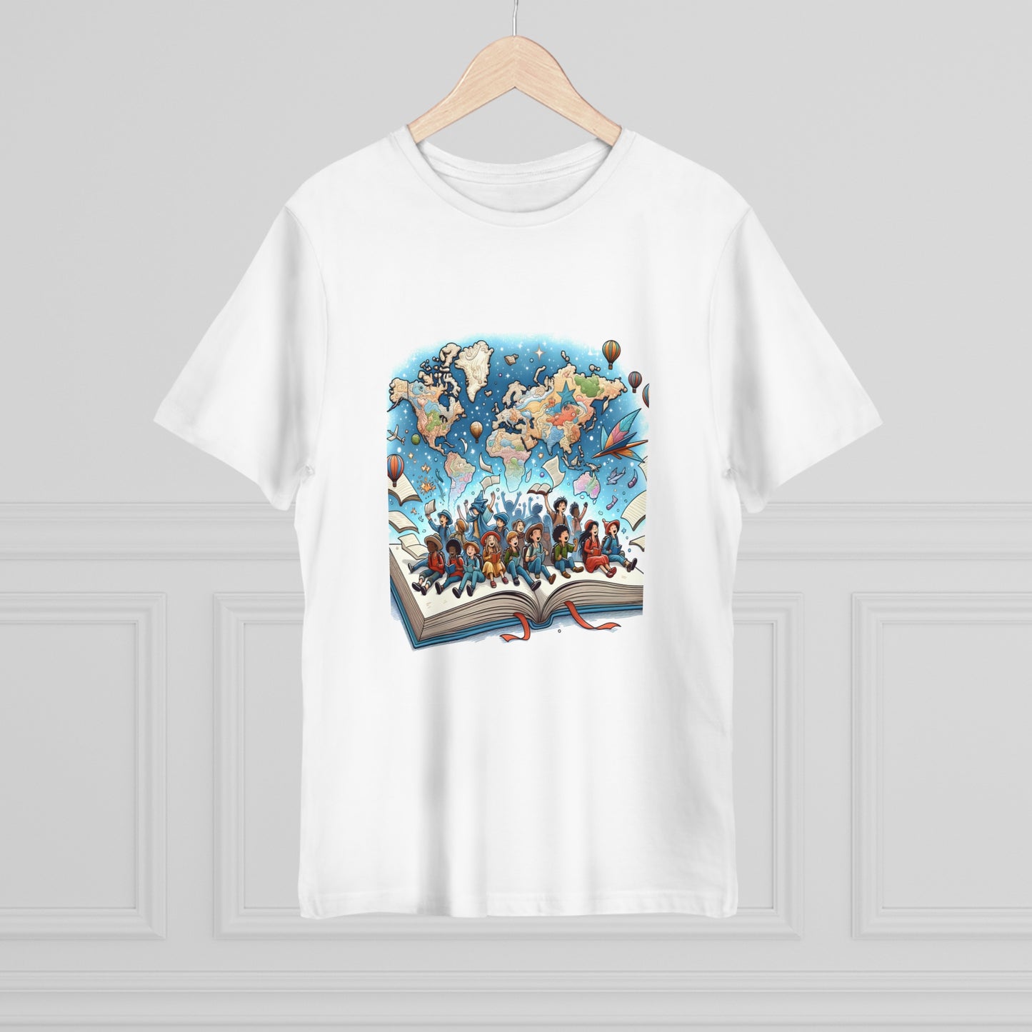 Enchanted Explorations: Whimsical World Map Wonders T-Shirt