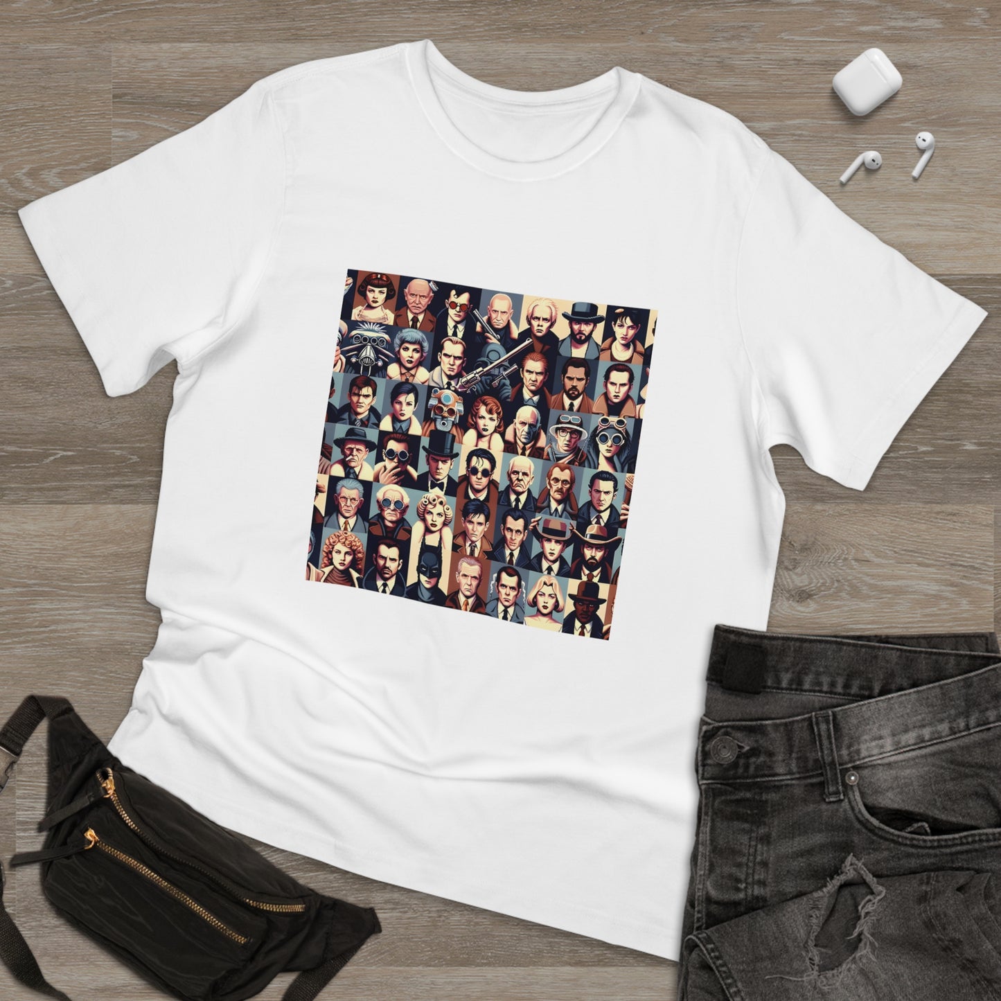 Retro Fandom Fusion: 90s-2000s Mashup Tee