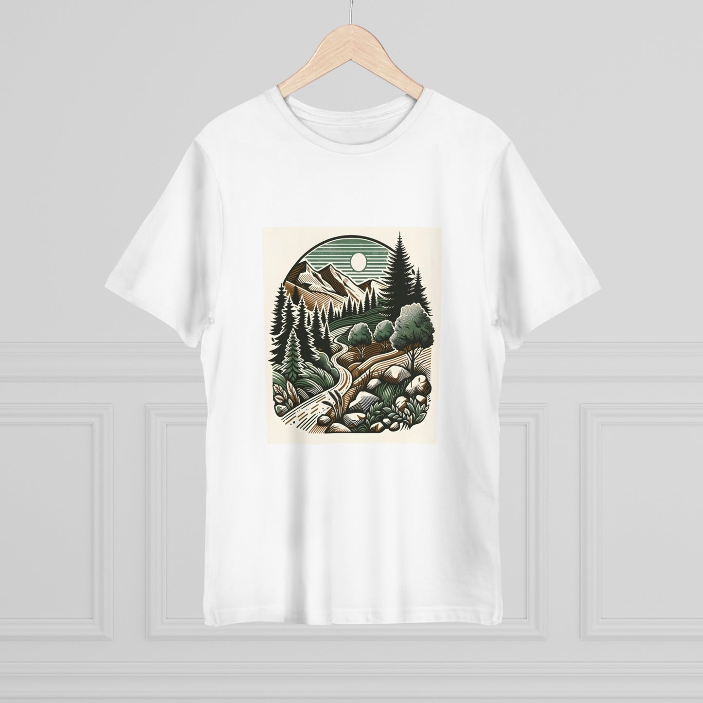 Nature Wanderer: Vintage Hiking Trails Tee