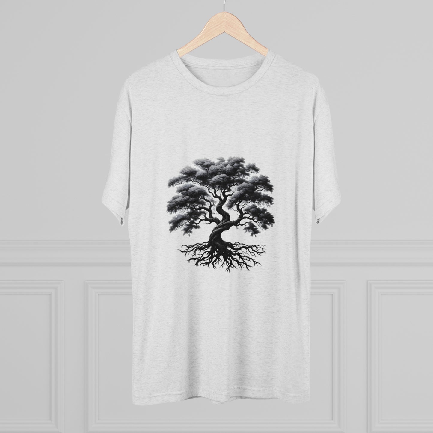 Entwined Majesty Monochrome Tree T-Shirt