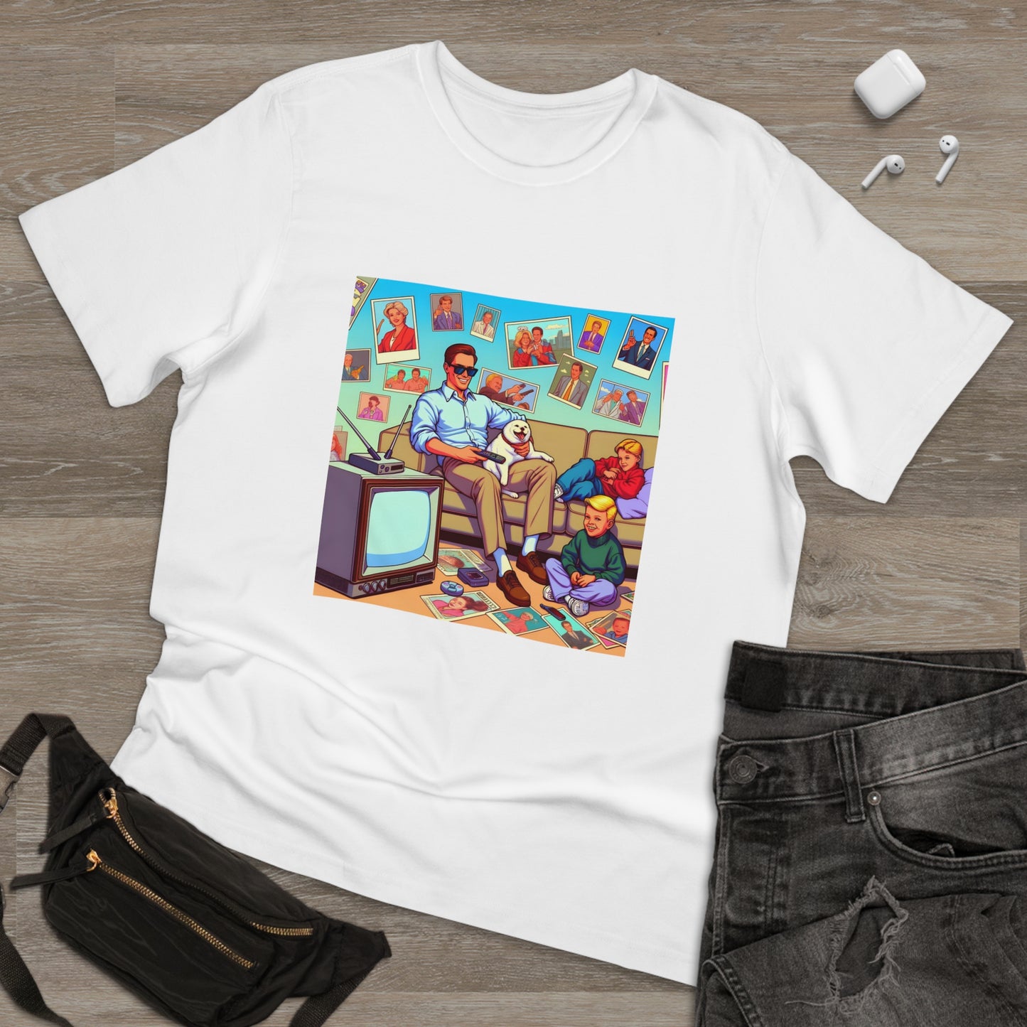 Nostalgic Meme Masterpiece Tee: Vintage 90s-2000s Vibes