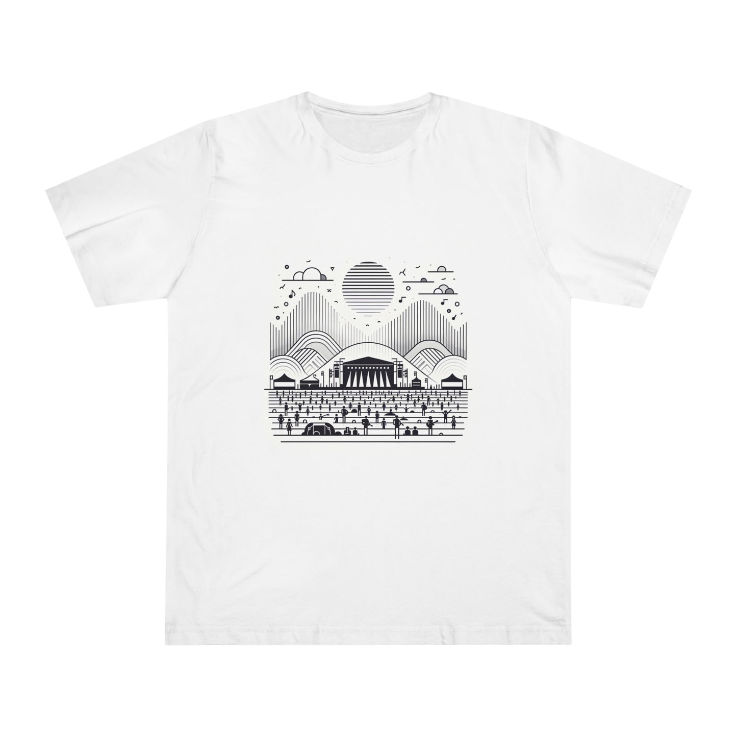 MegaMelodies Music Festival Tee: Rob Janoffs Vibrant Vector Creation