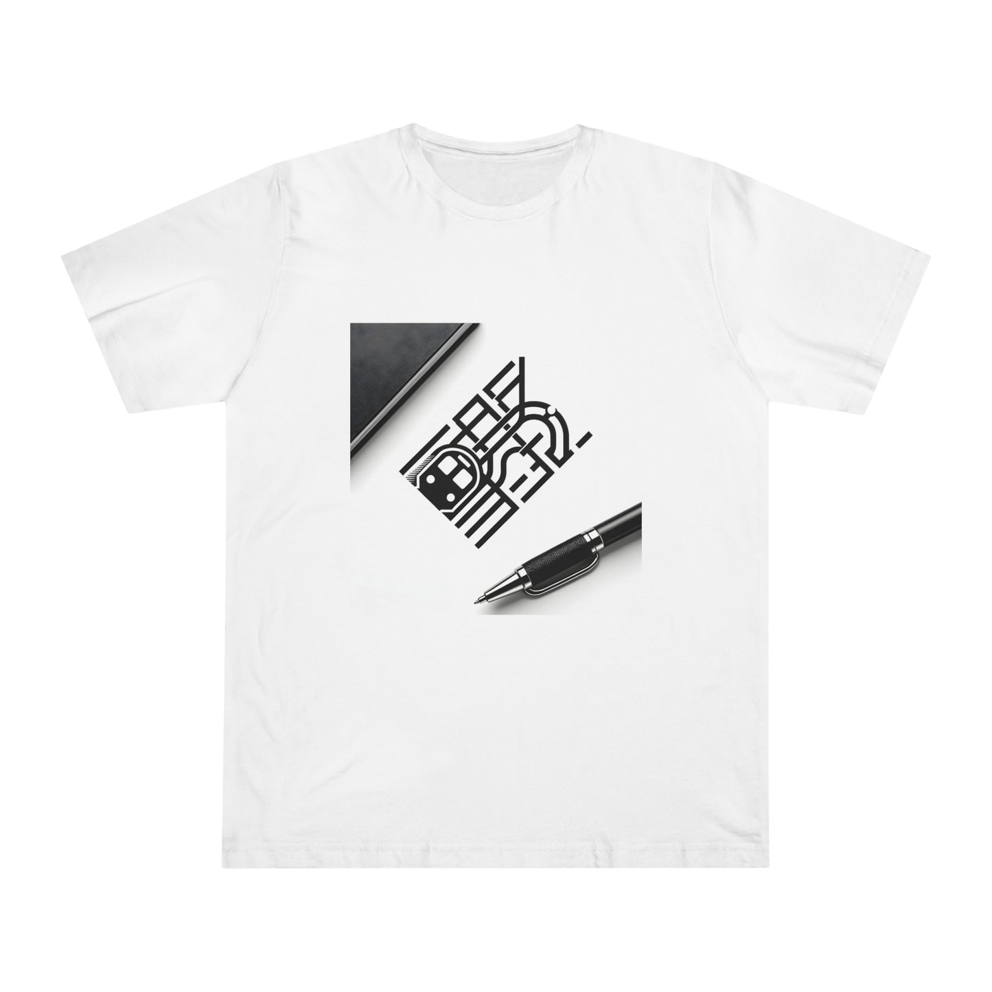 Urban Lines: Minimalist Subway Map Sketch T-Shirt