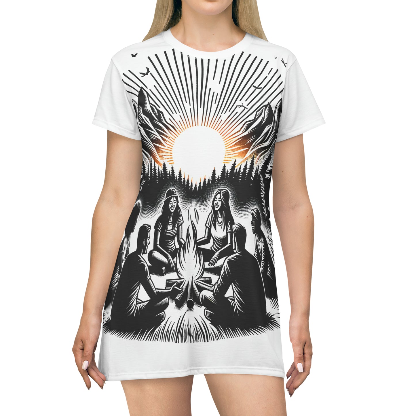 Mountain Melody: Sunset Serenity T-Shirt