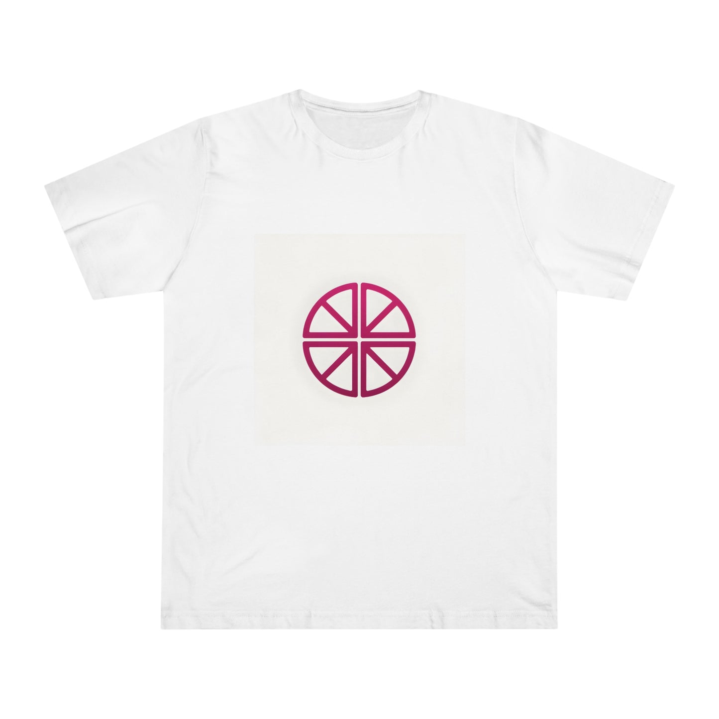 Fuchsia Fusion: Minimalist Fandom Mashup Tee