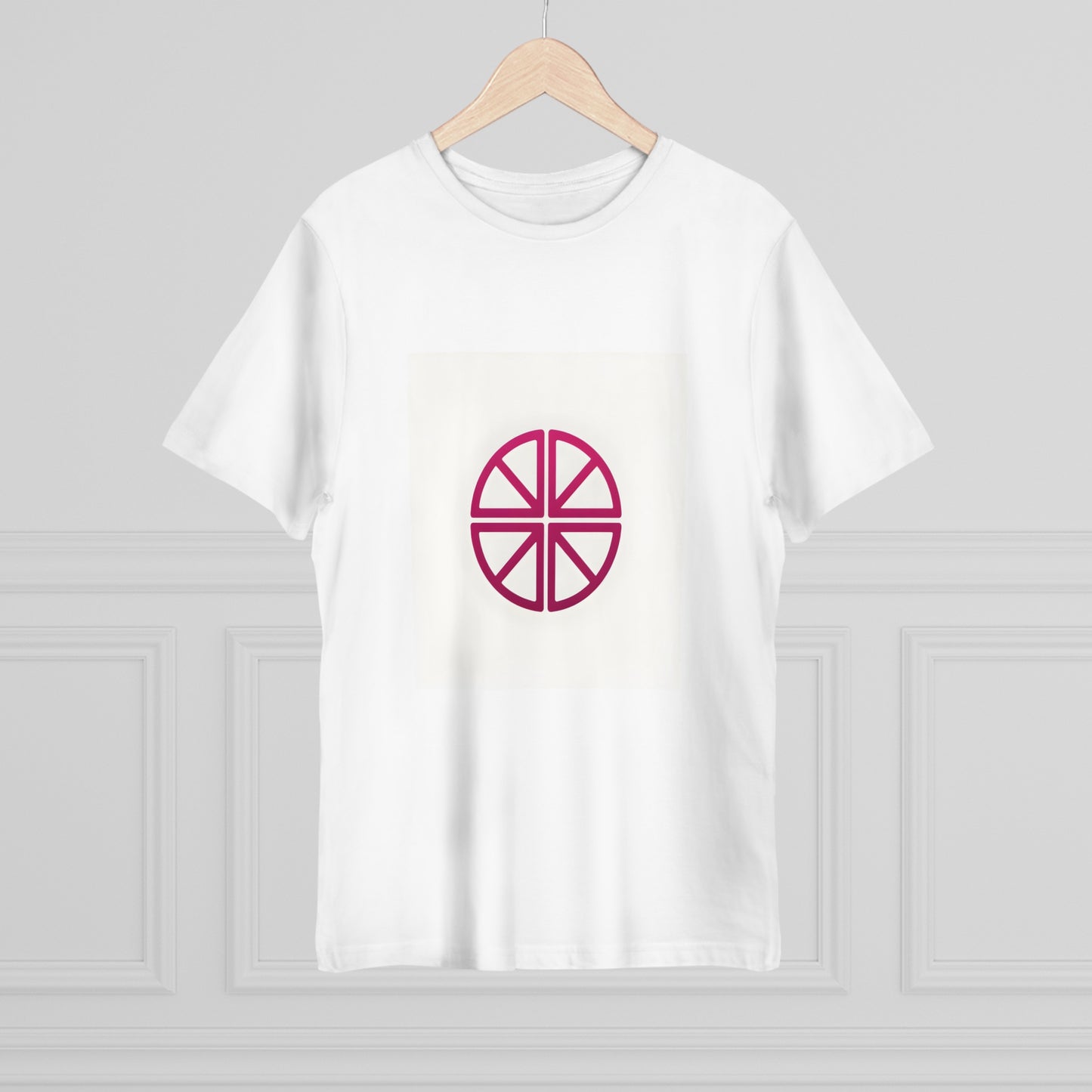 Fuchsia Fusion: Minimalist Fandom Mashup Tee