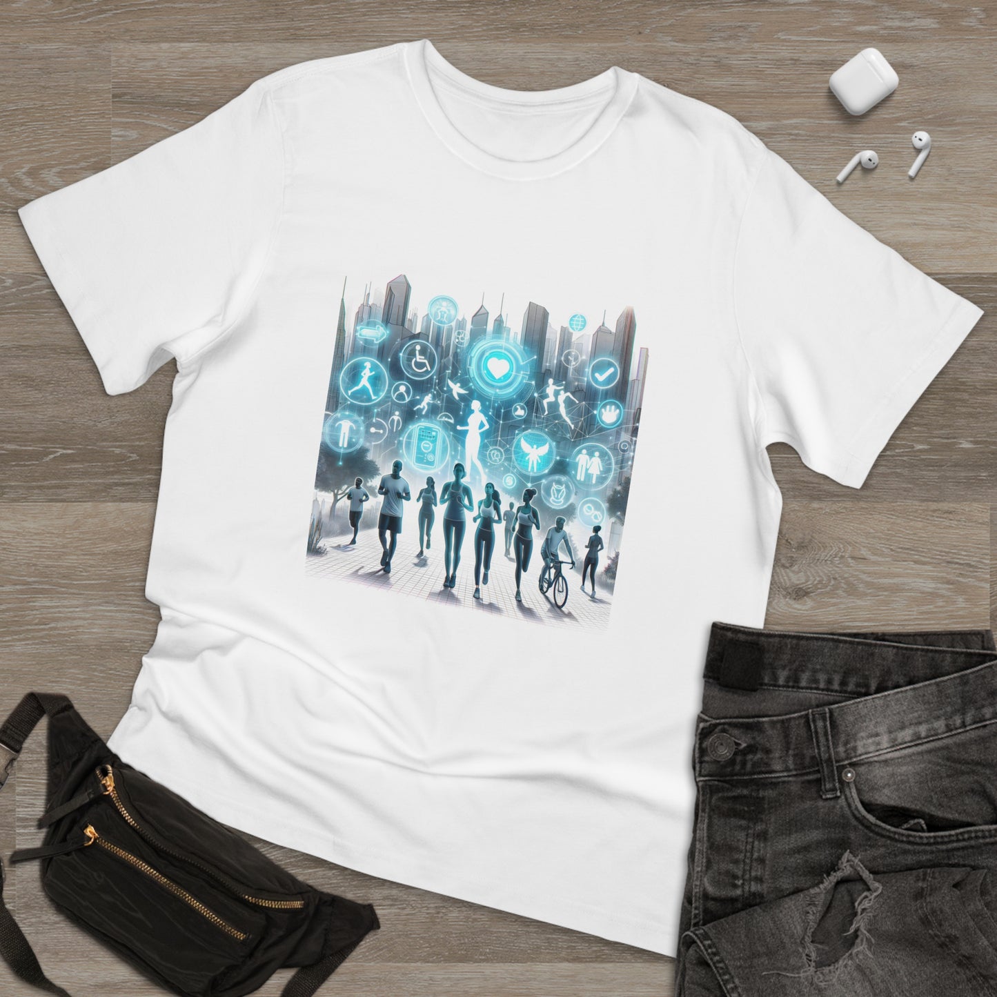 Futuristic Fitness Guides T-Shirt