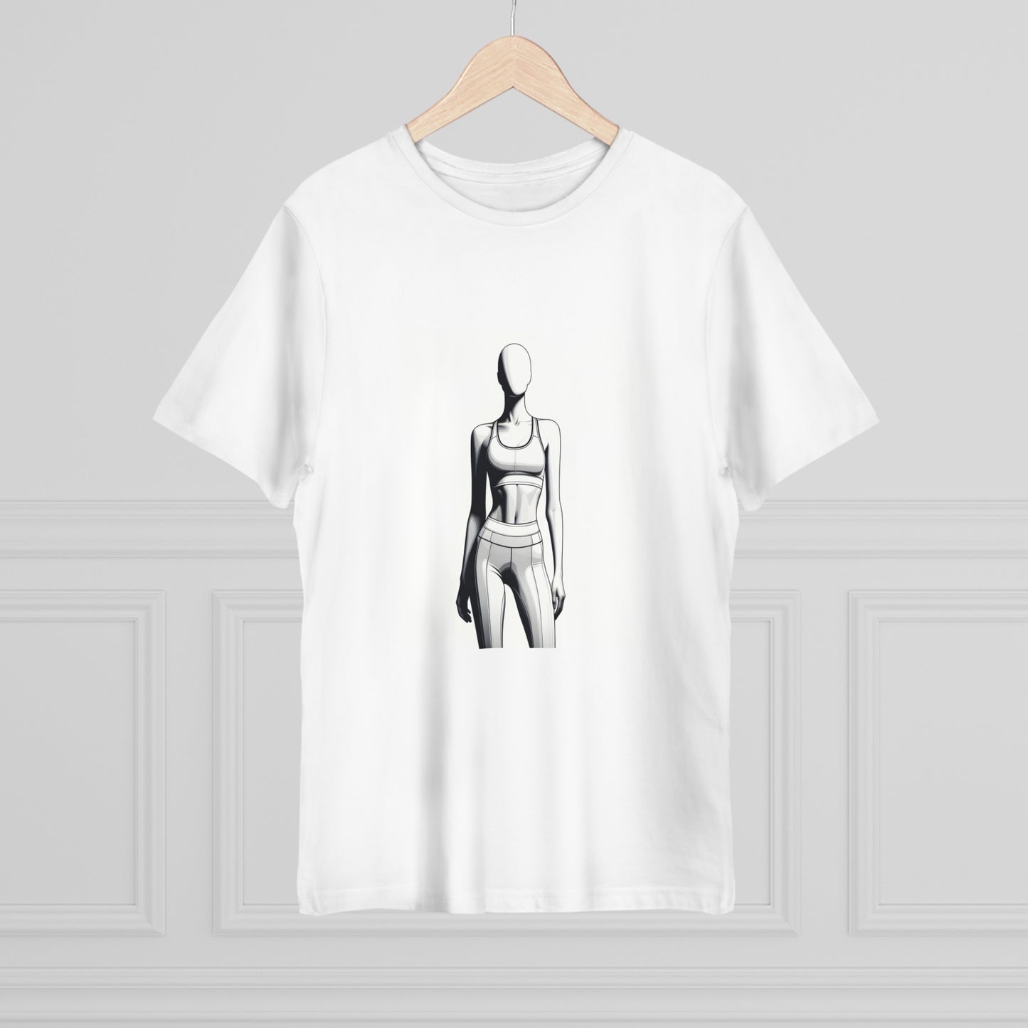 Minimal Athleisure Influence Vector Tee