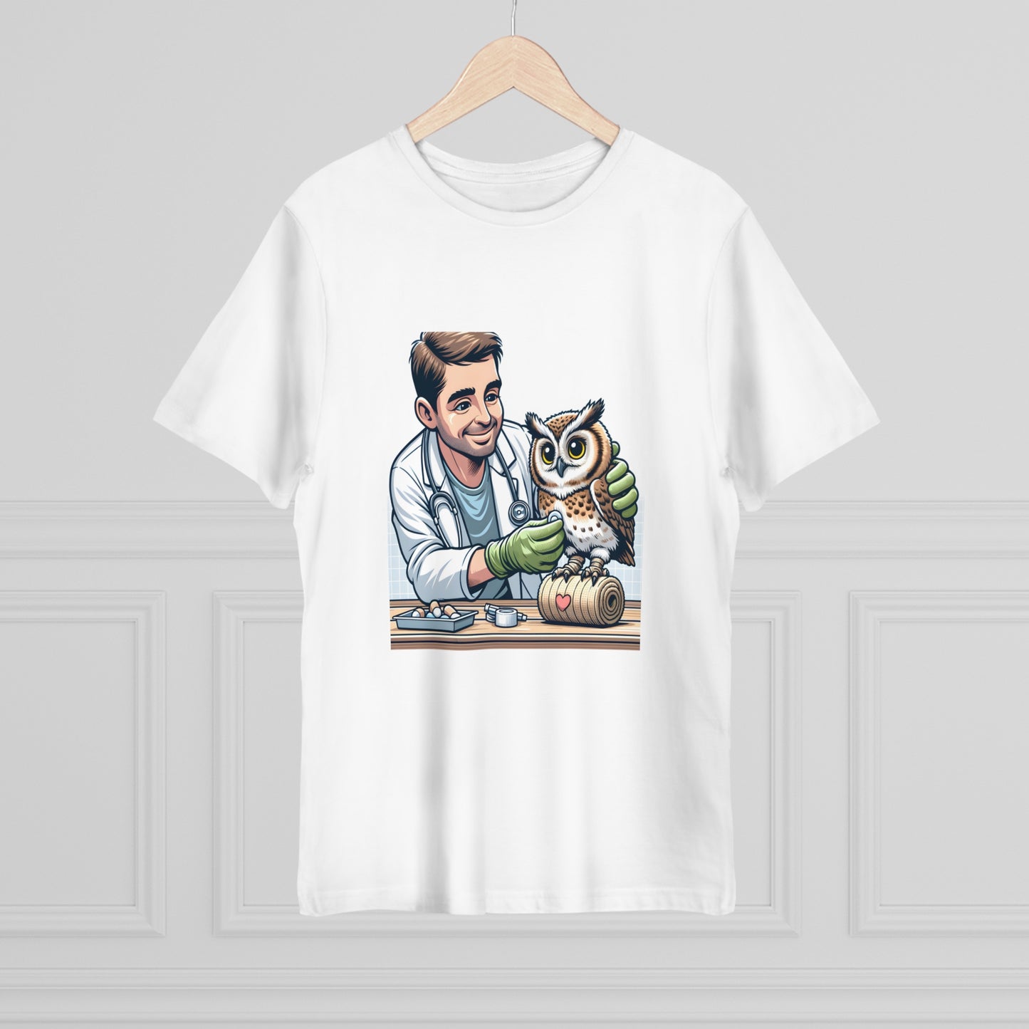Wise Wings: Gentle Care Owl Tee