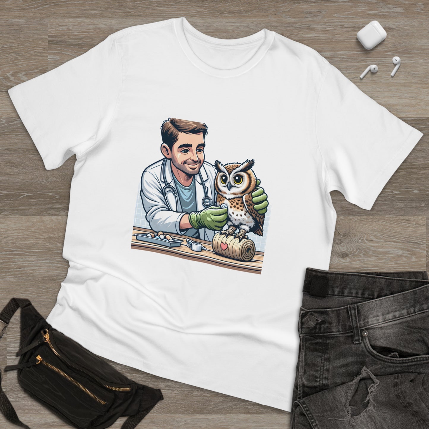 Wise Wings: Gentle Care Owl Tee
