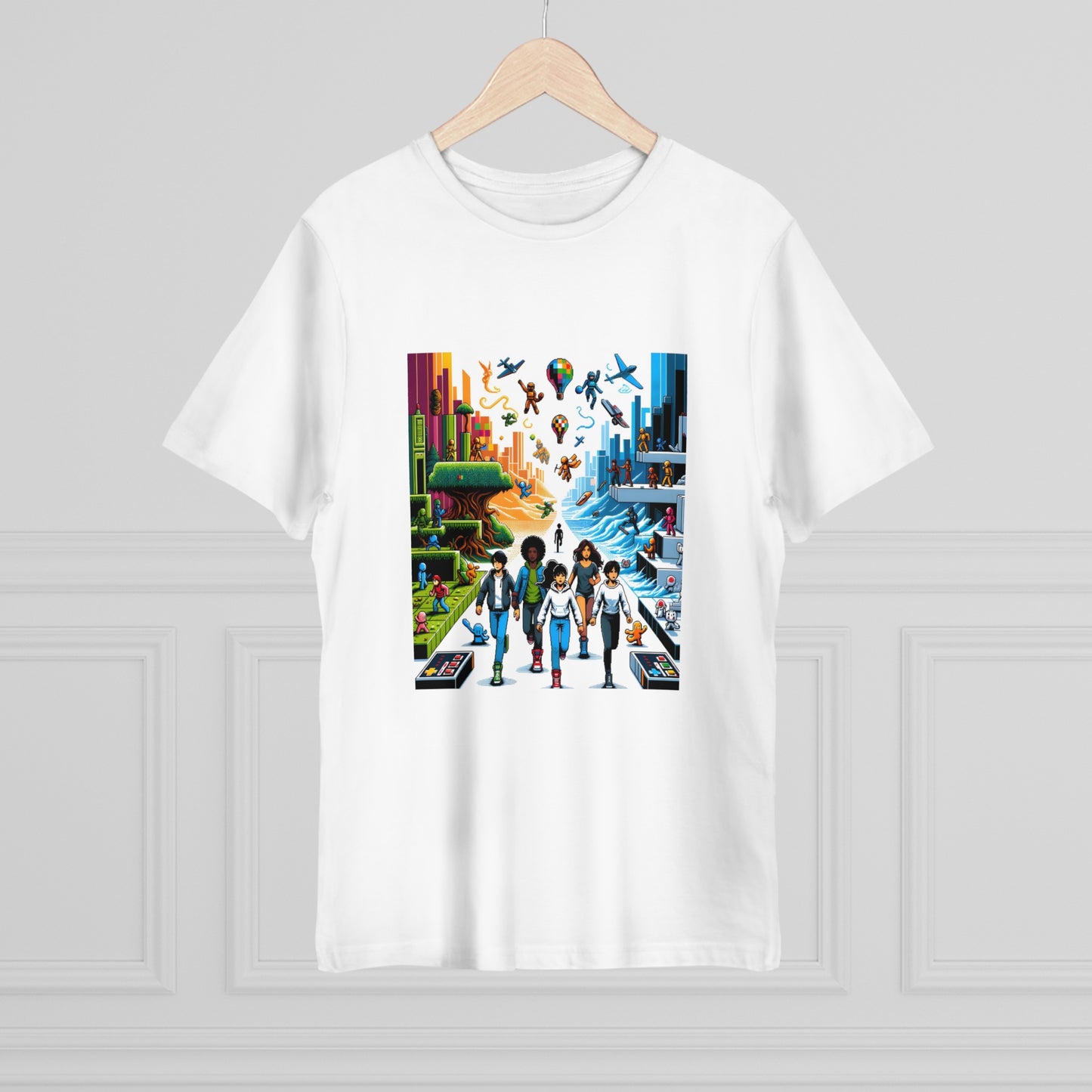 Pixel Quest: Retro Realm Rumble Tee