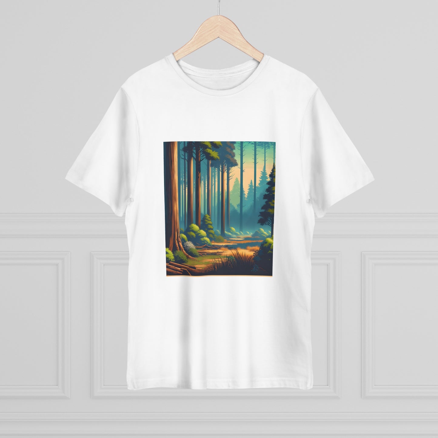 Retro Wilderness: 90s-Inspired Forest Dream T-Shirt