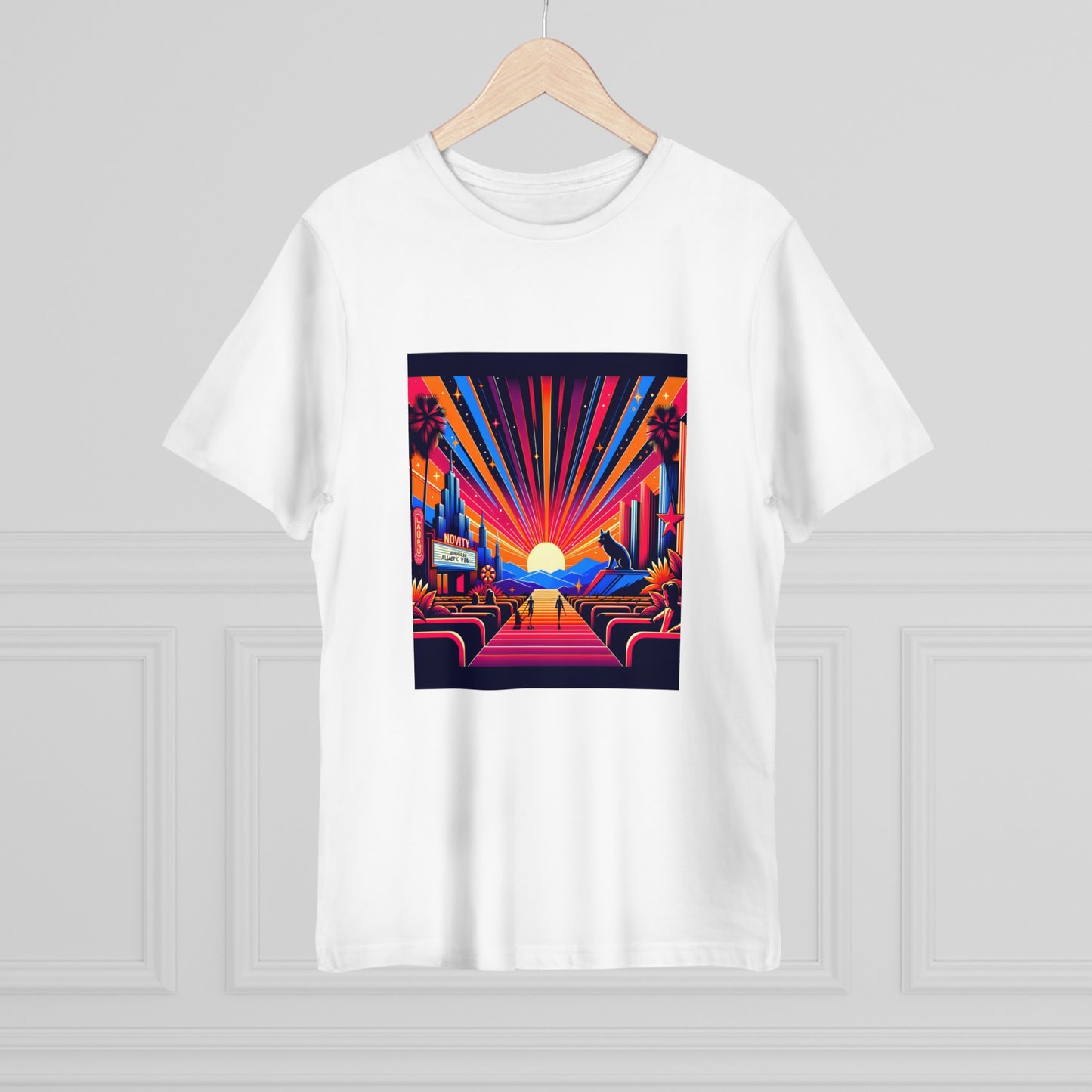 Neon Poster Extravaganza - Acid Art Illustration T-Shirt