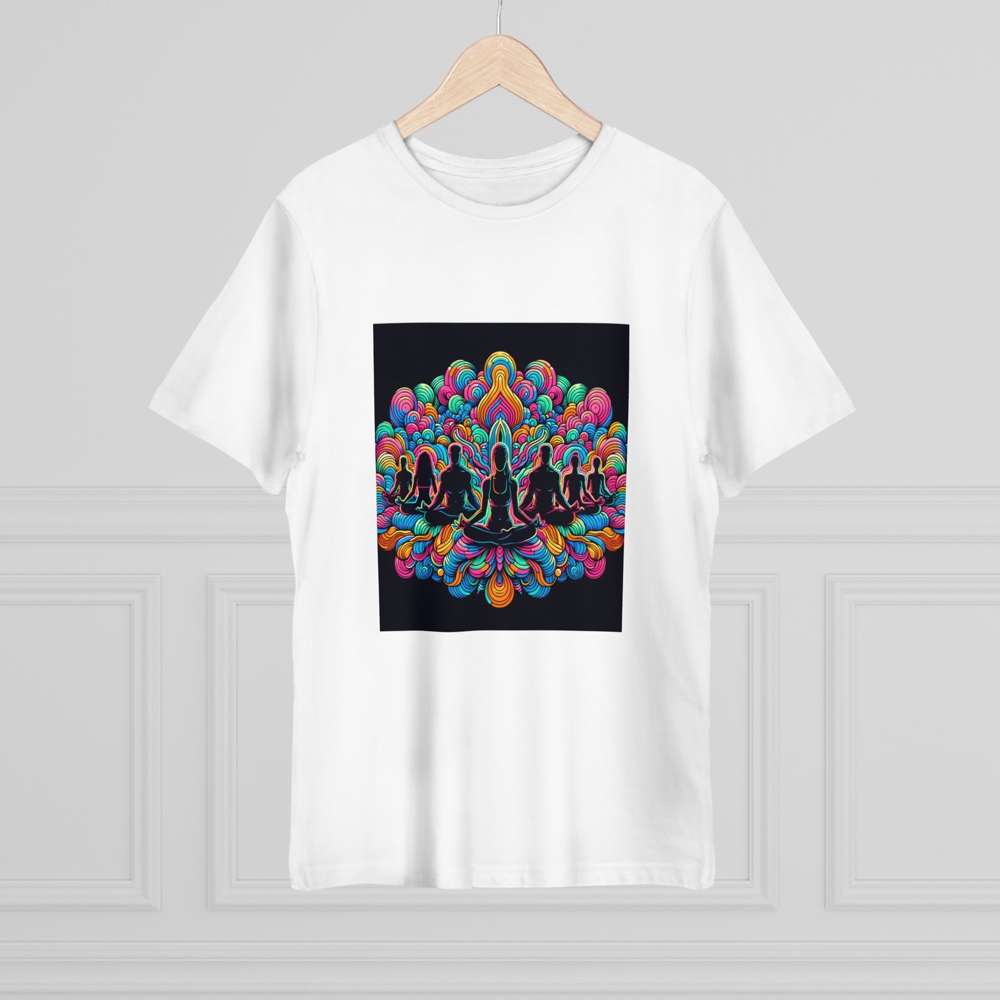 Tranquil Neon Zen: Mindfulness and Meditation in Acid Art