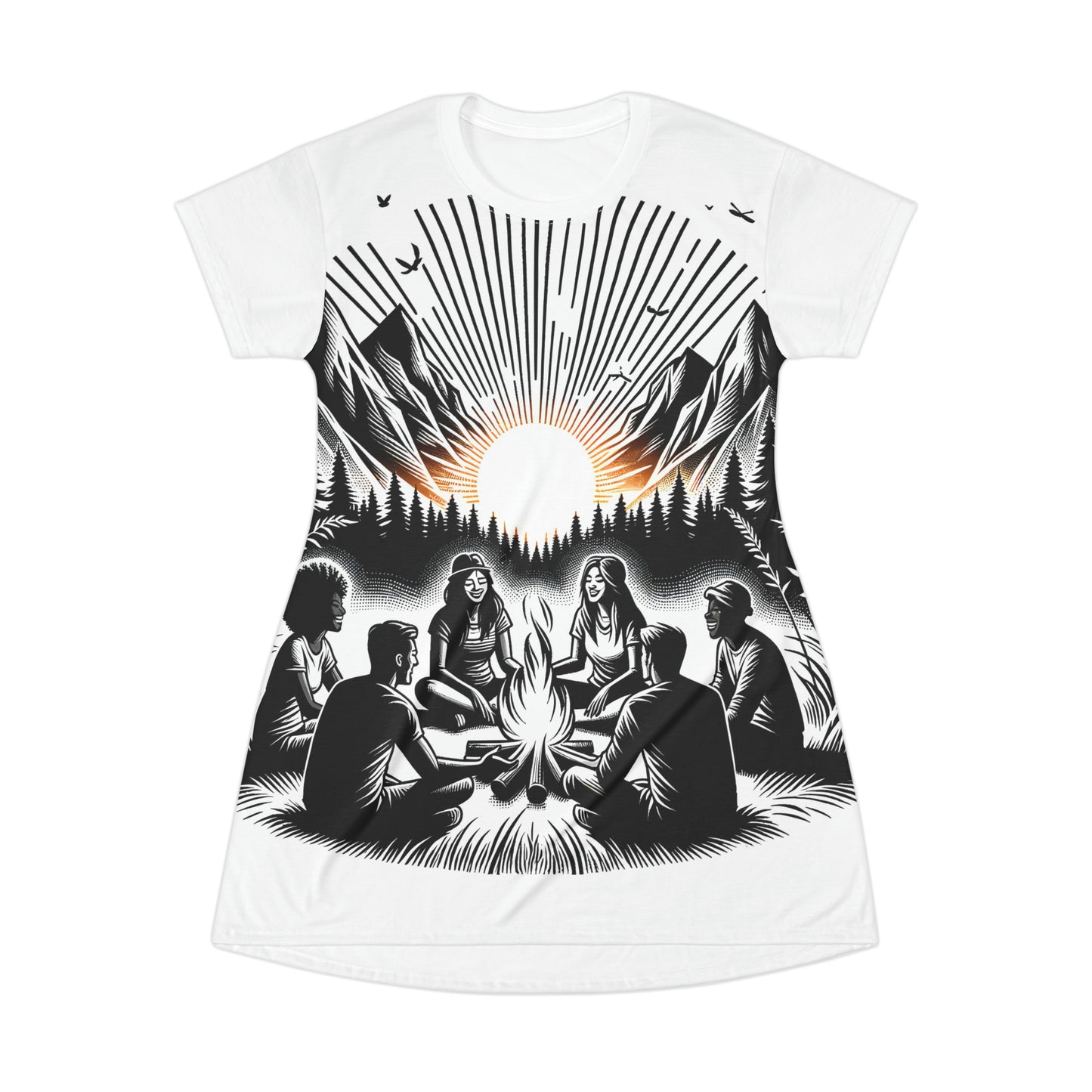 Mountain Melody: Sunset Serenity T-Shirt