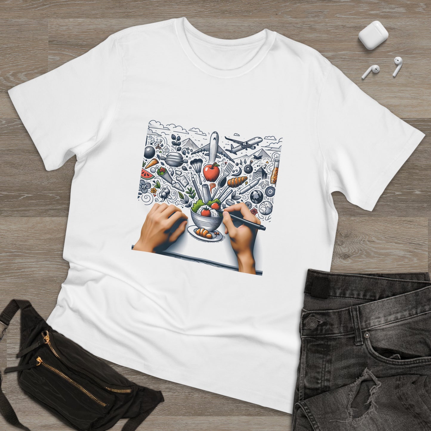 Tour de Cuisine Line Art Tee