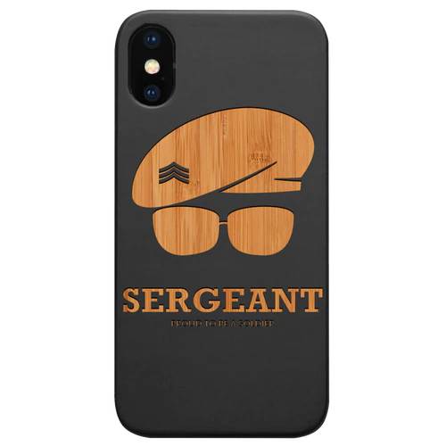 Army Rank Sergeant - Engraved