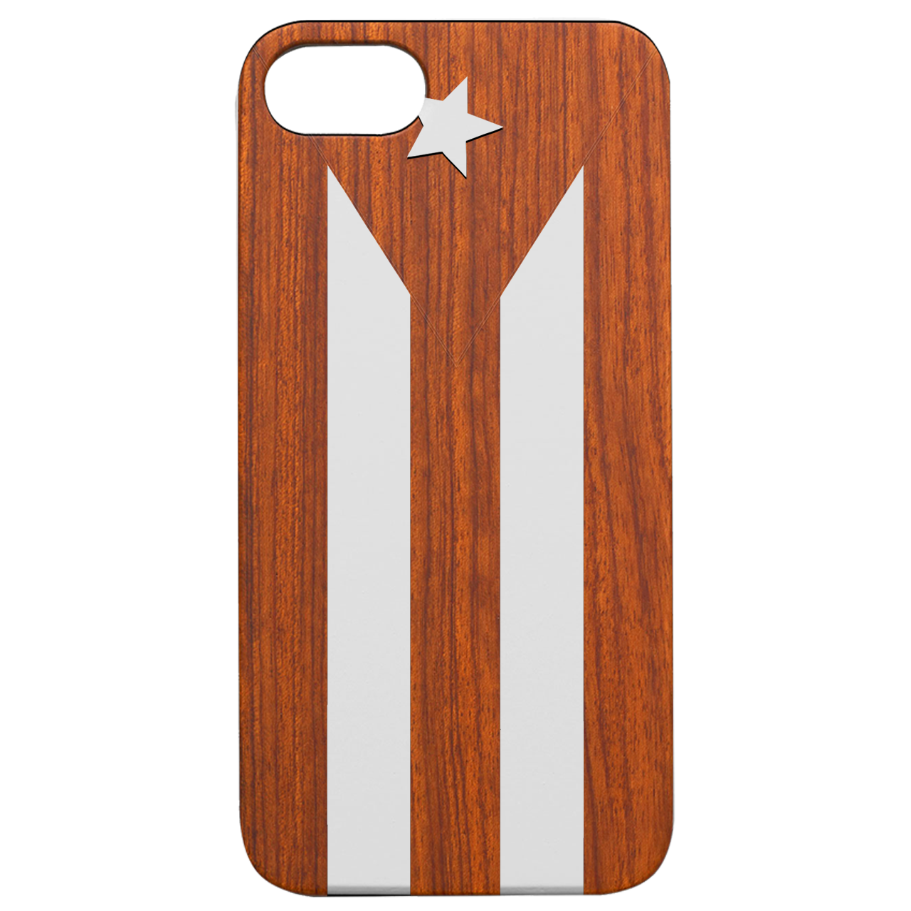 Flag Puerto Rico - Engraved