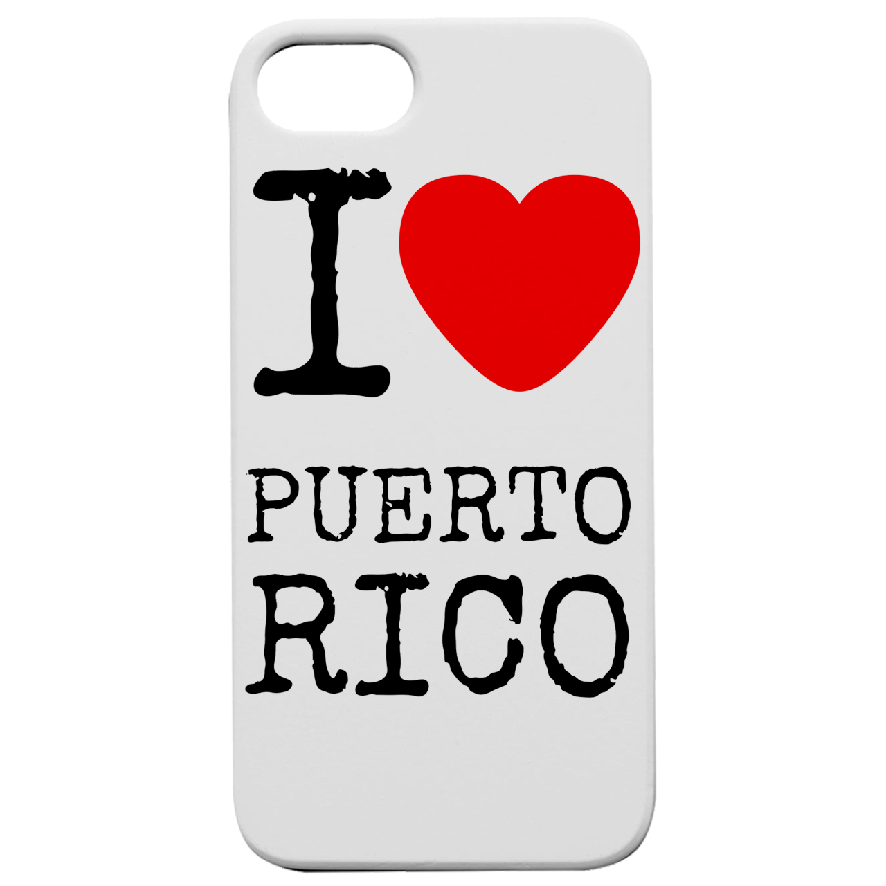 I Love Puerto Rico - UV Color Printed
