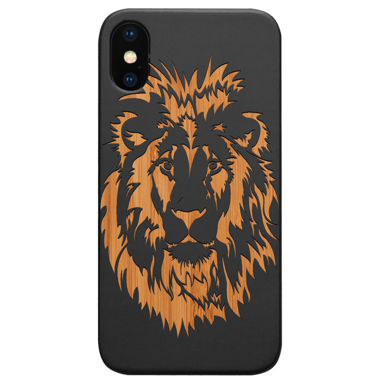 Lion Face 5 - Engraved