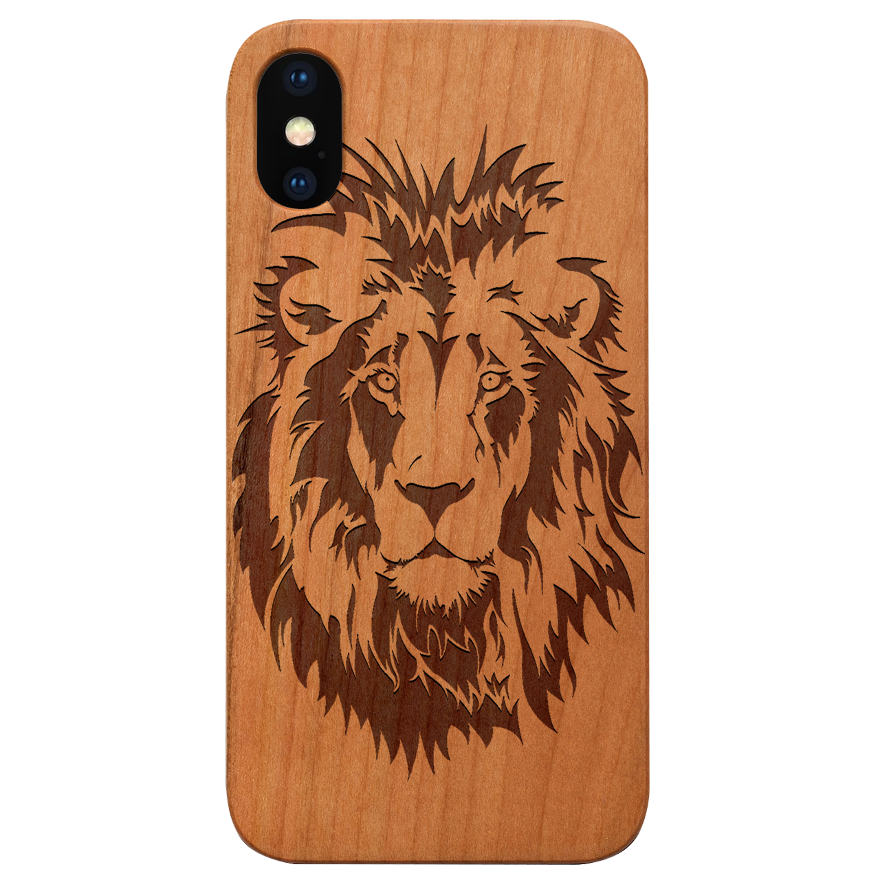 Lion Face 5 - Engraved