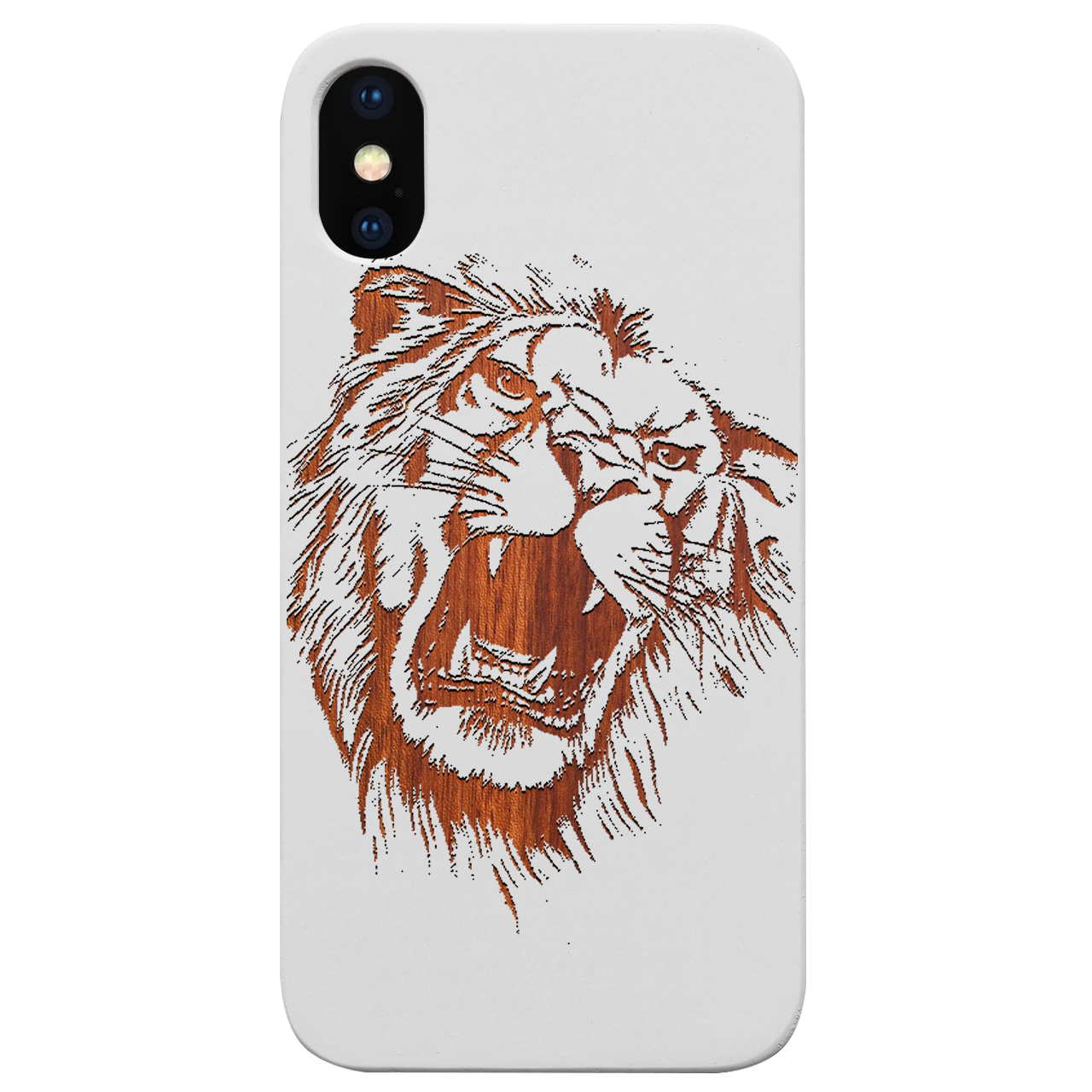 Lion Face 6 - Engraved