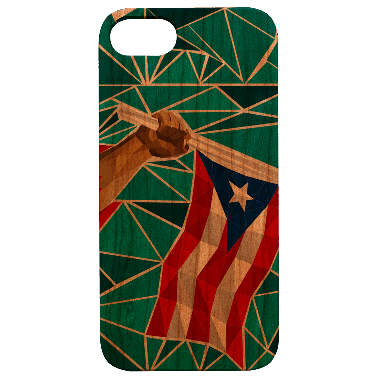 Puerto Rico Geometric - UV Color Printed