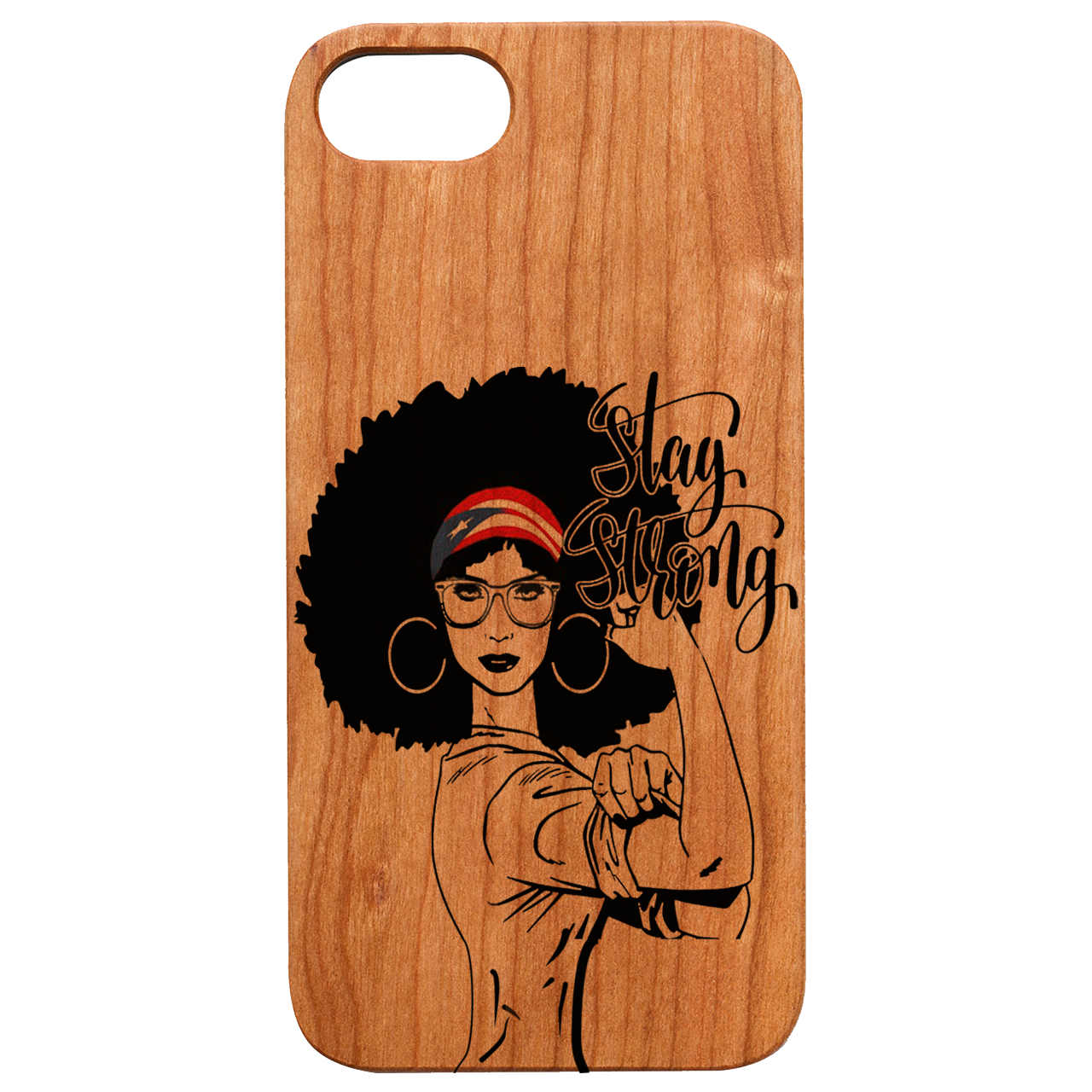 Puerto Rico Strong Girl - UV Color Printed
