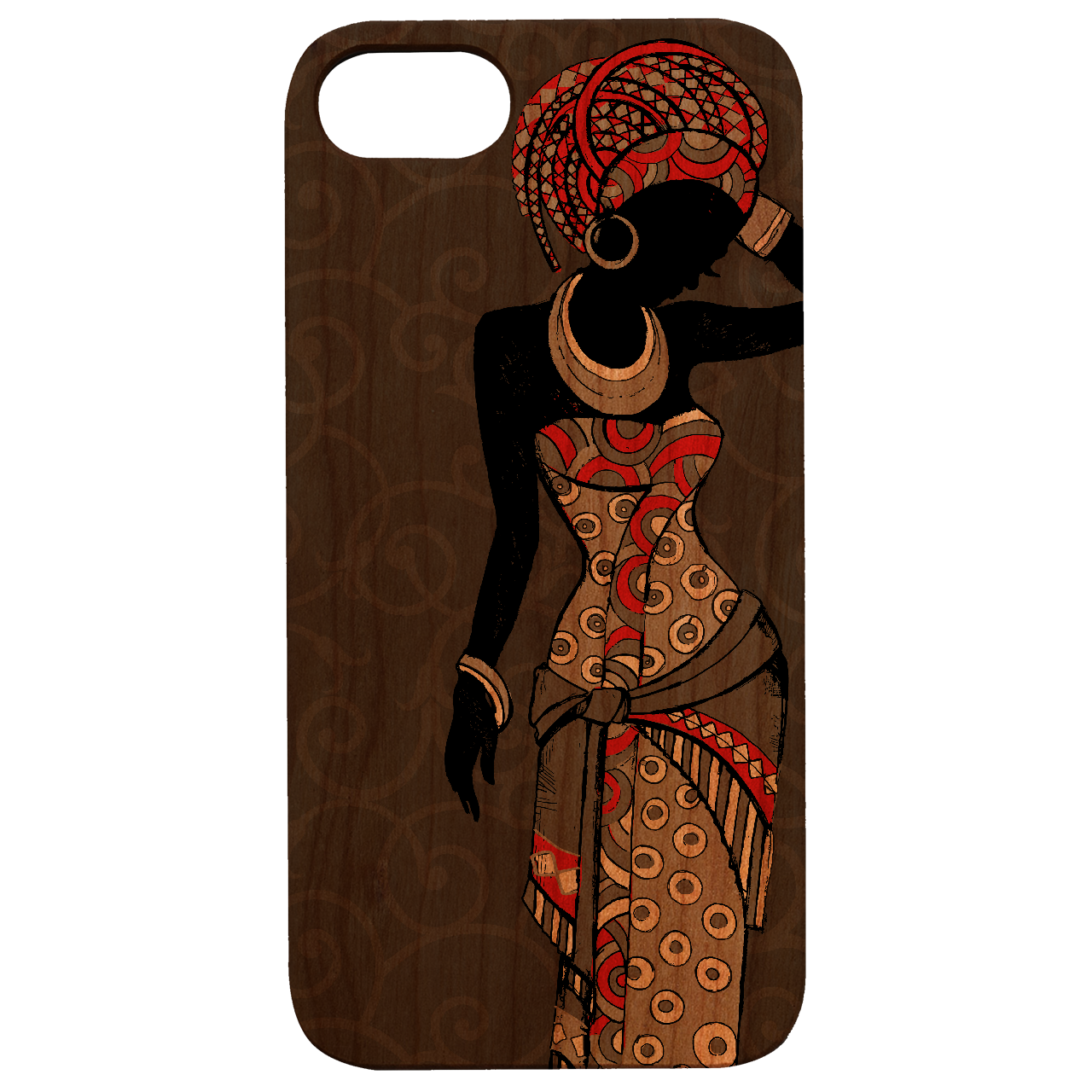 African Woman - UV Color Printed