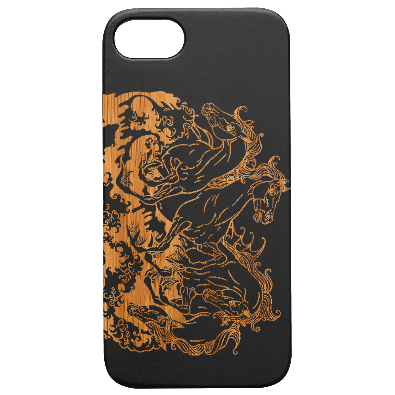 Horse Sea - Engraved