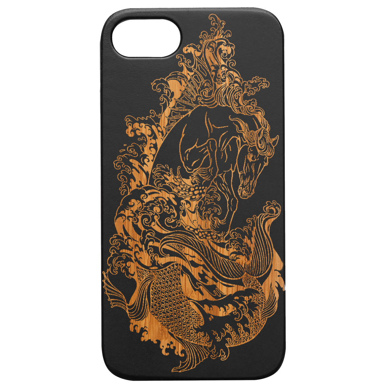 Horse Sea 2 - Engraved