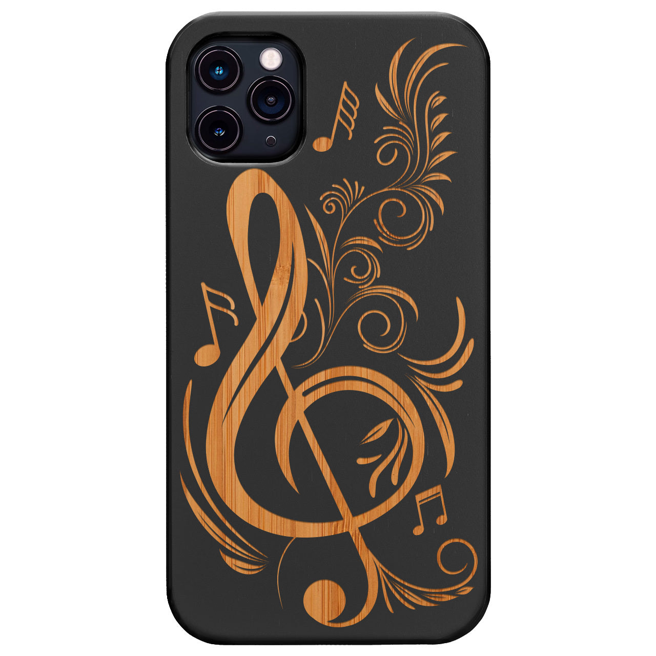 Floral Music Note - Engraved