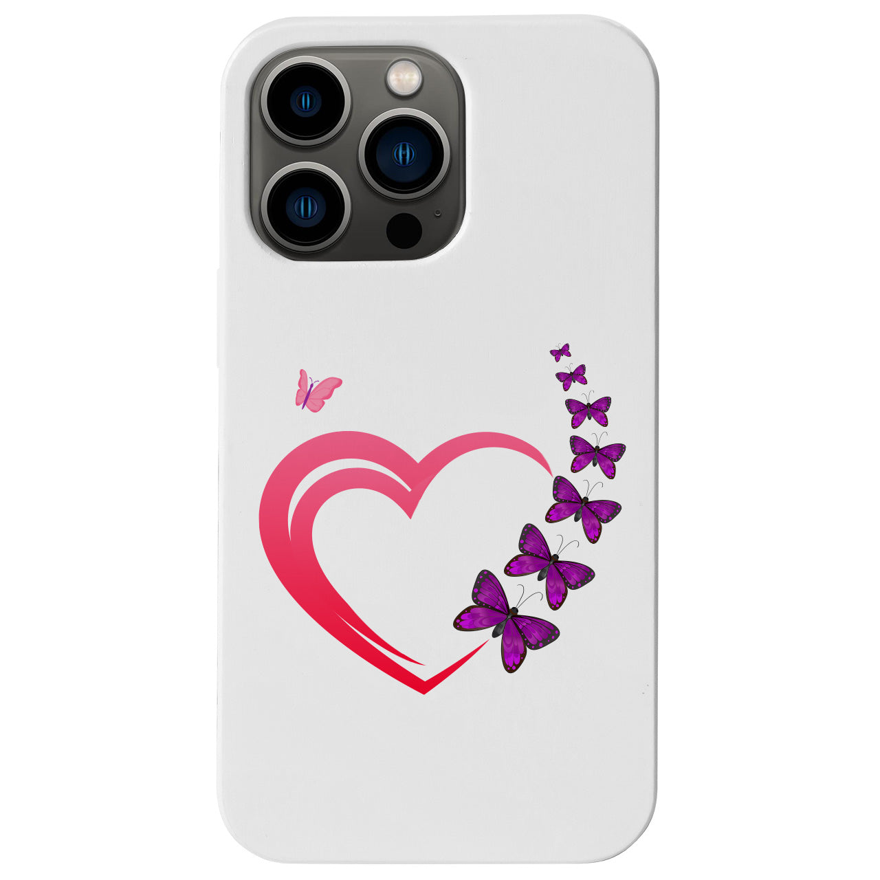 Butterfly Heart - UV Color Printed