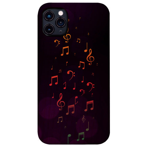 Music Pattern Dark - UV Color Printed