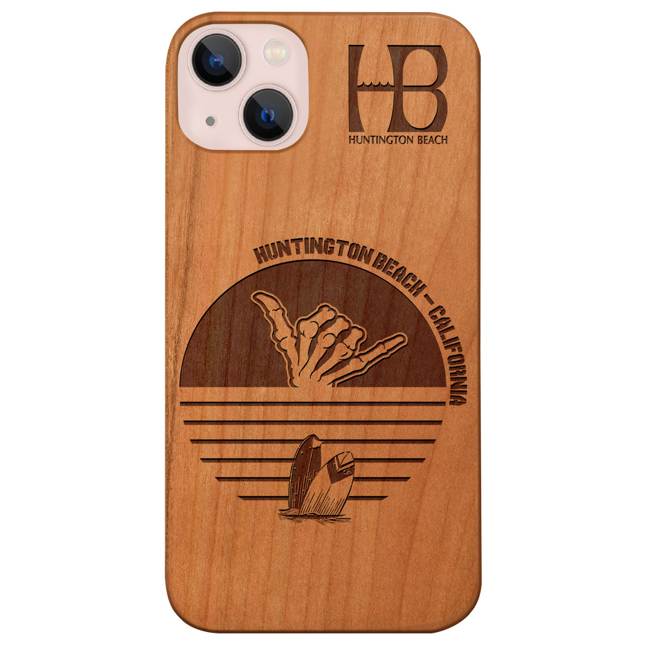 Huntington Beach California - Engraved (Exclusive Design)