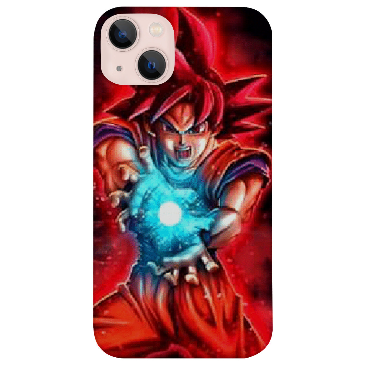 Goku Super Saiyan God - UV Color Printed