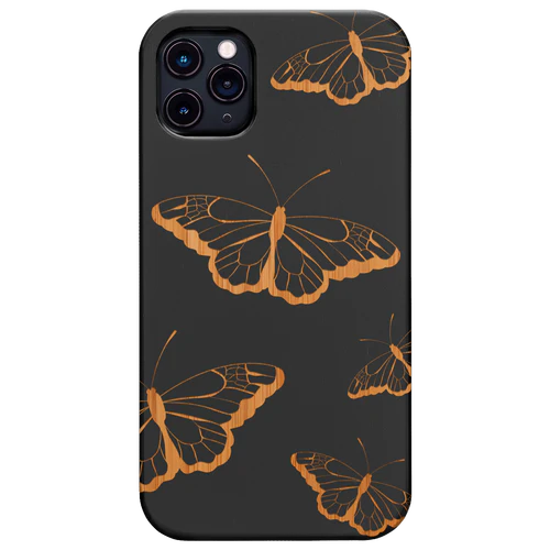 Flying Butterflies - Engraved